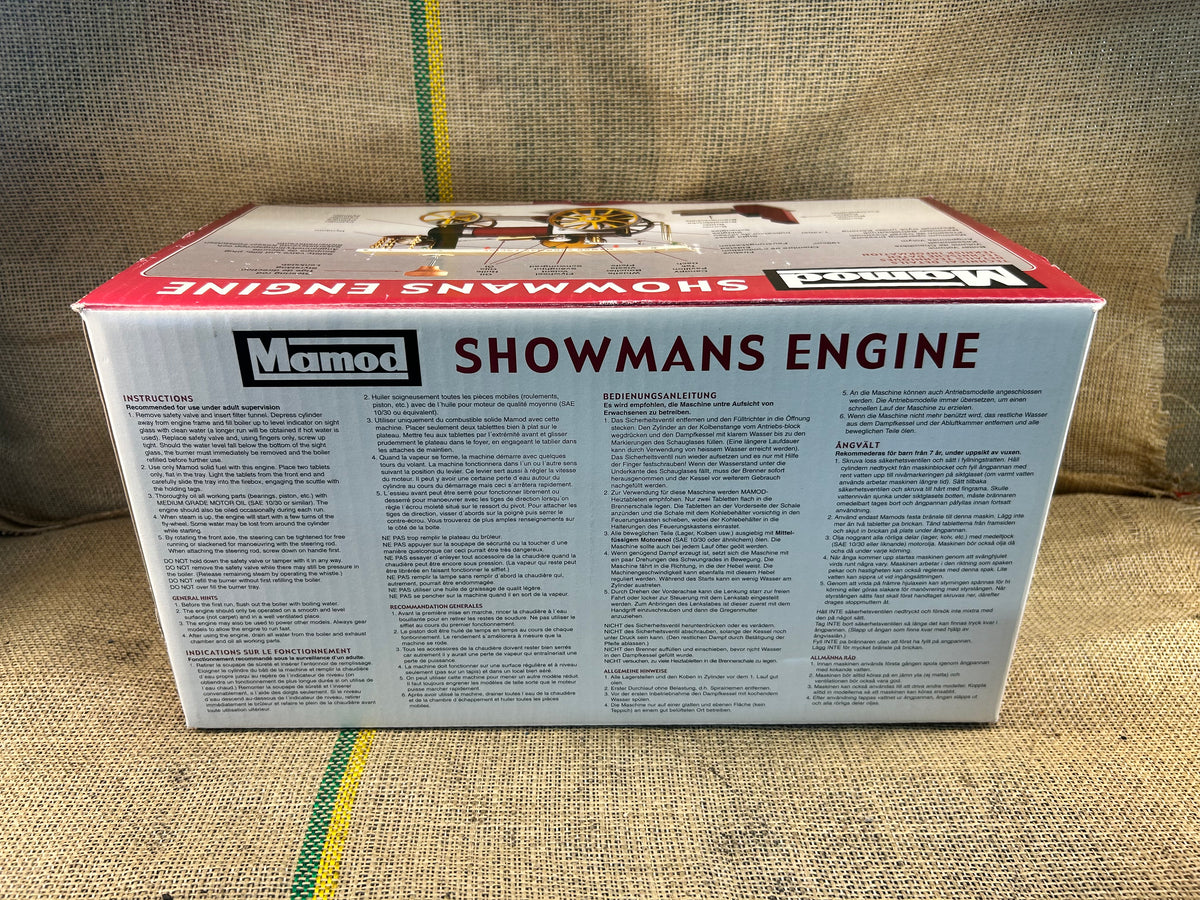 Unused Mamod Showman’s Engine Model