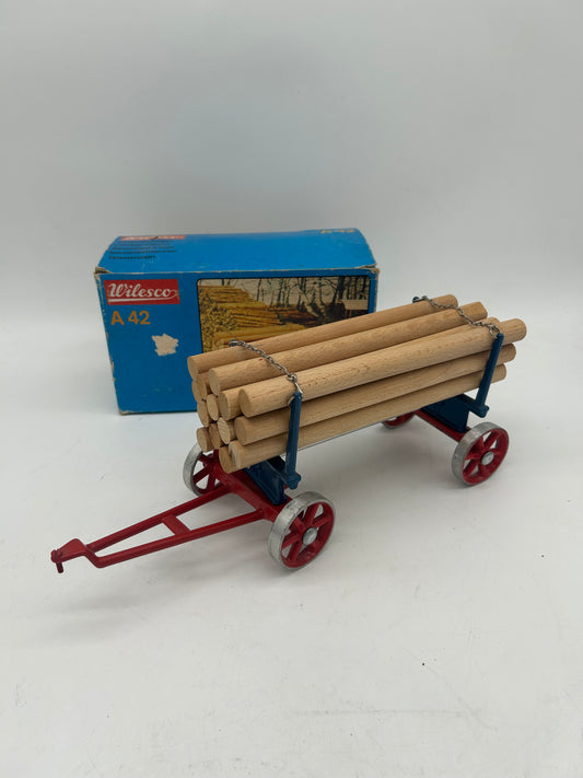 Wilesco A42 Log Trailer Boxed
