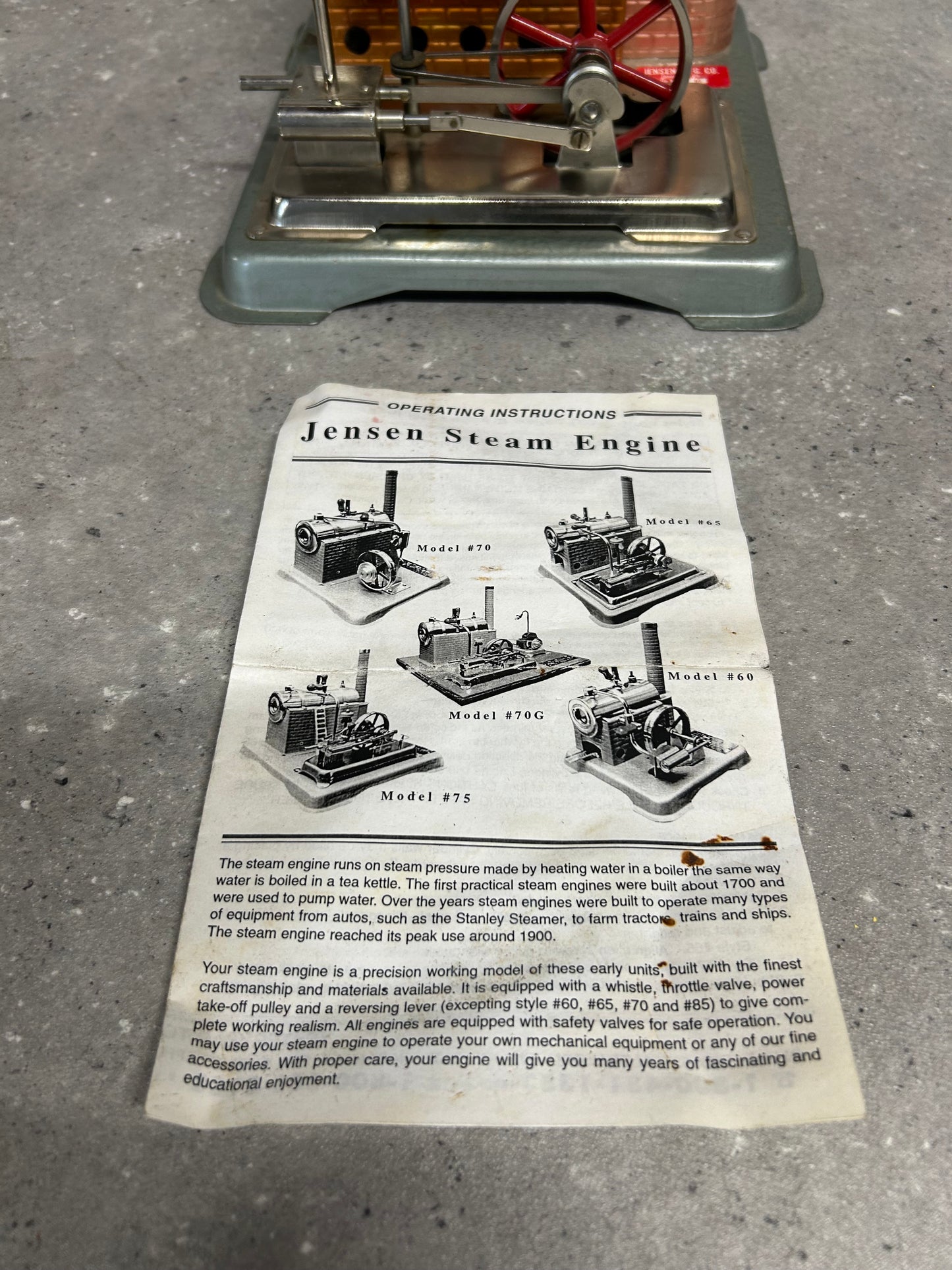 Jensen #65 Stationary Engine Model