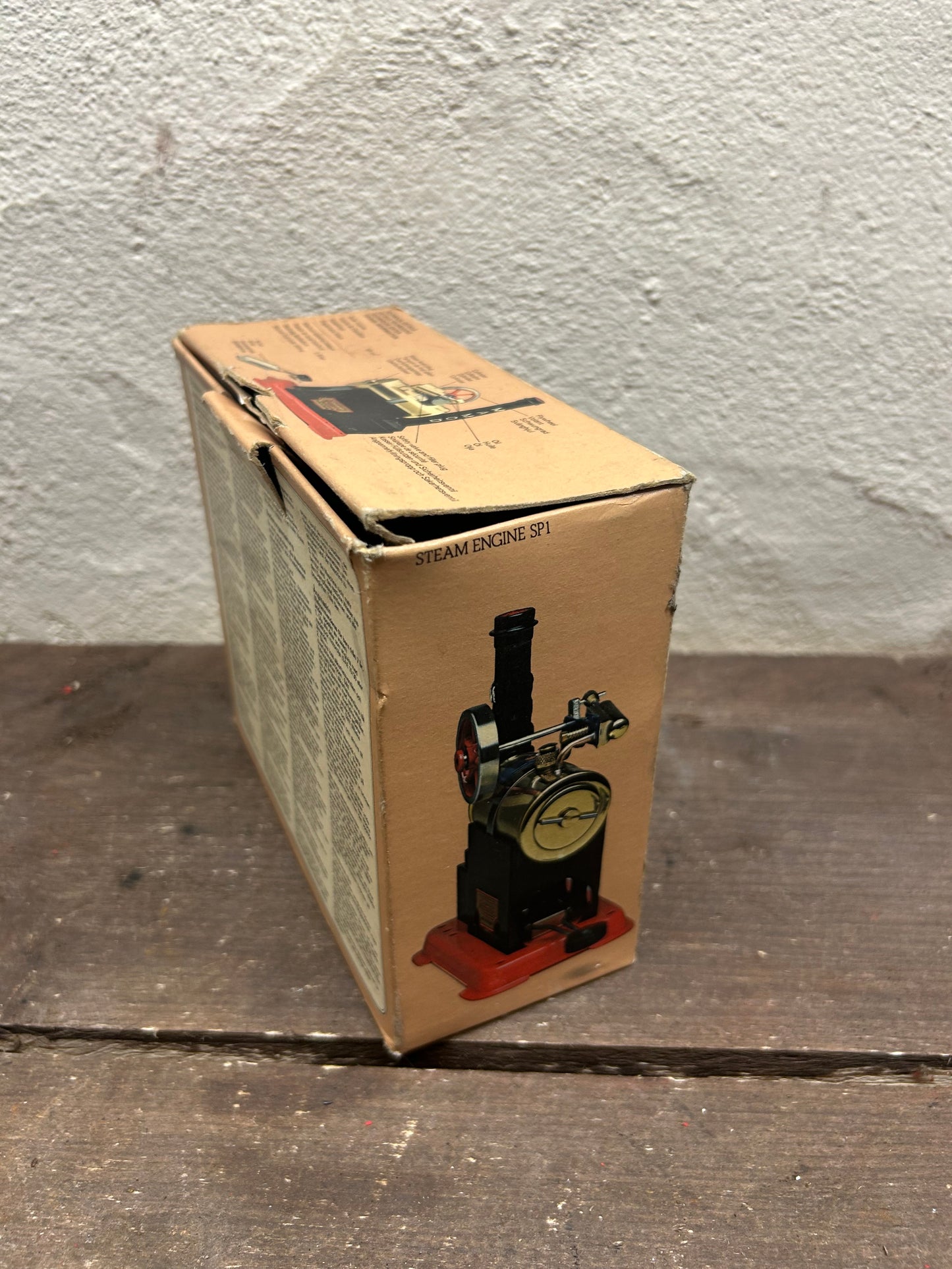 Live Steam Mamod SP1 Stationary Engine BOX ONLY