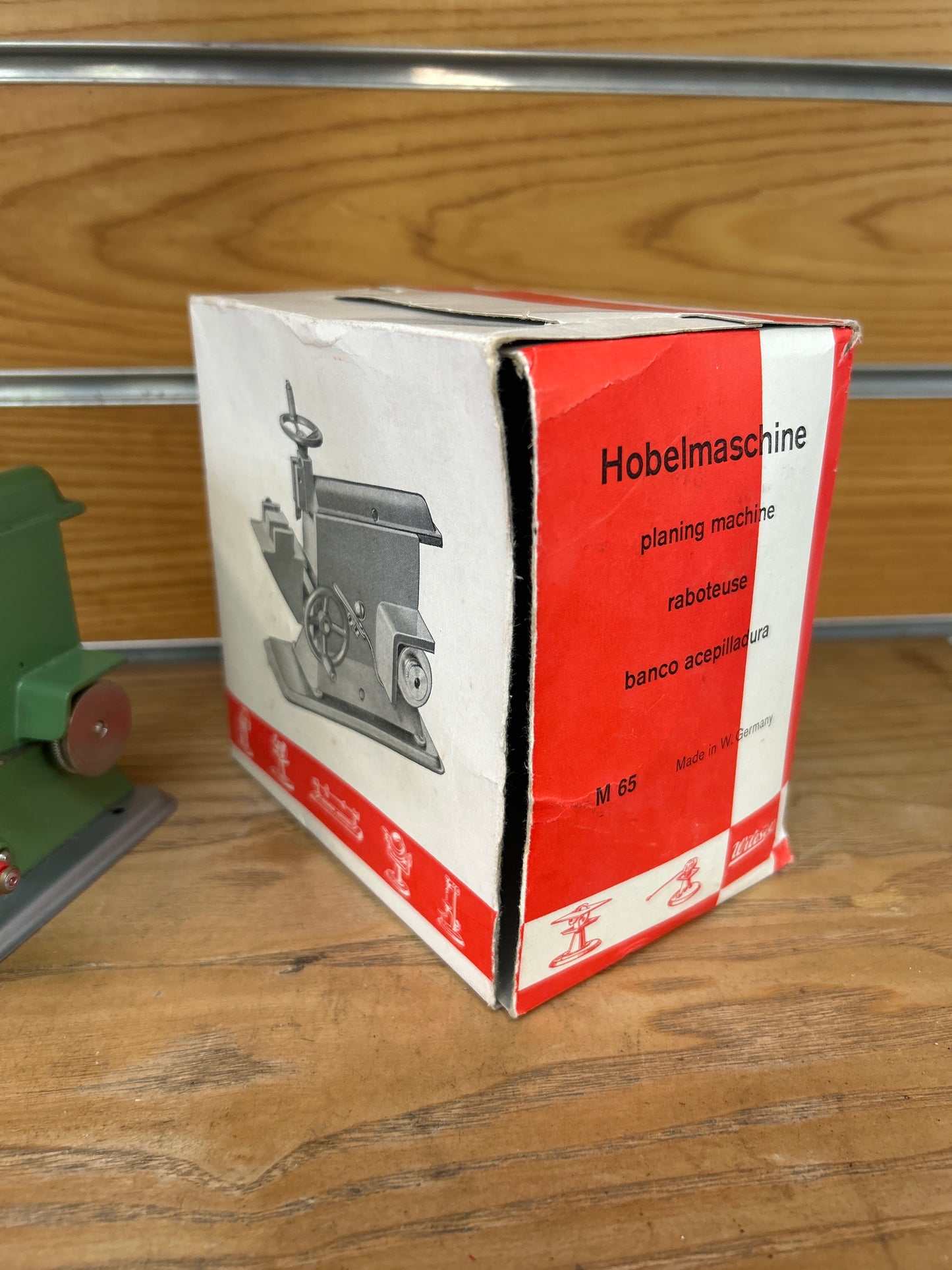 Original Live Steam Wilesco M65 Planing Machine Model Accessory Boxed