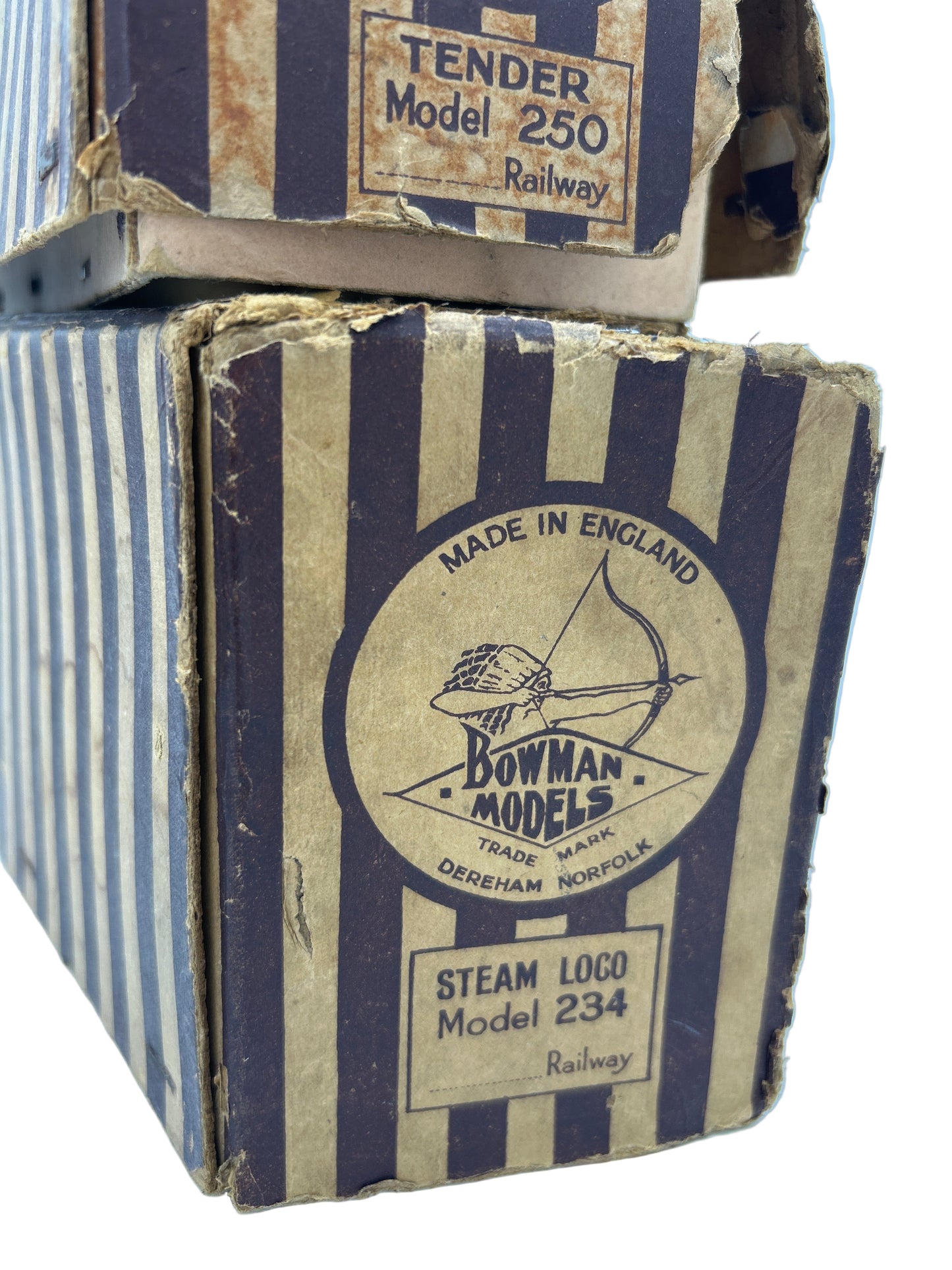 Early Live Steam Bowman Models Locomotive and Tender Model 234/ 250 Boxed