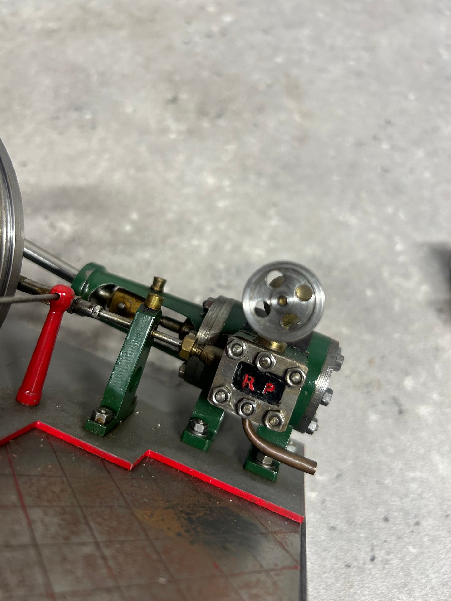Scratch-Built Single Cylinder D/A Stationary Engine Model
