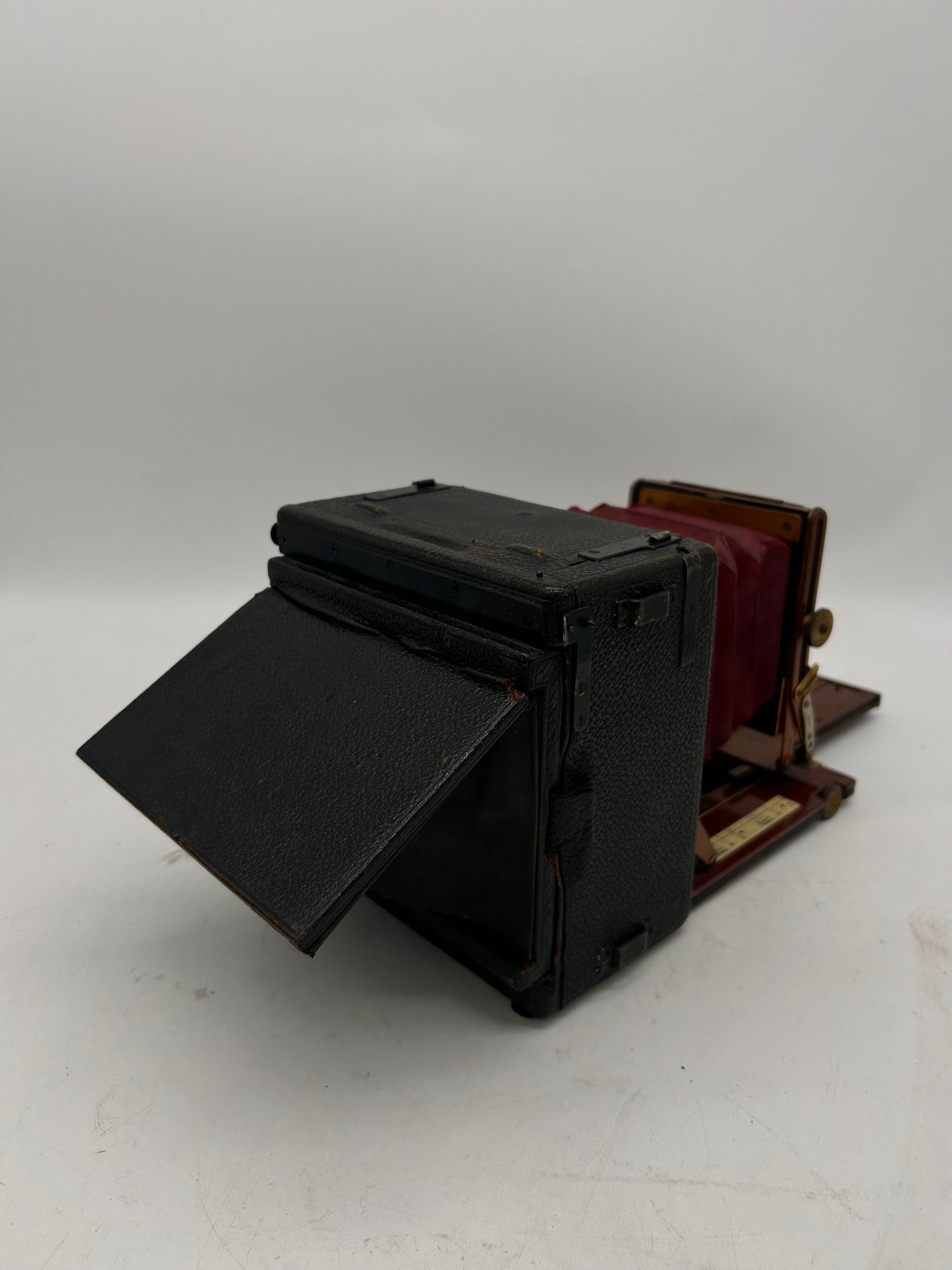 Sanderson Hand & Stand Mahogany and Brass Camera