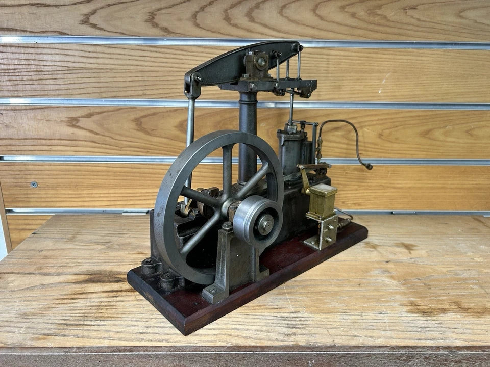Early Live Steam Stuart Beam Engine Scale Model Engineer Built