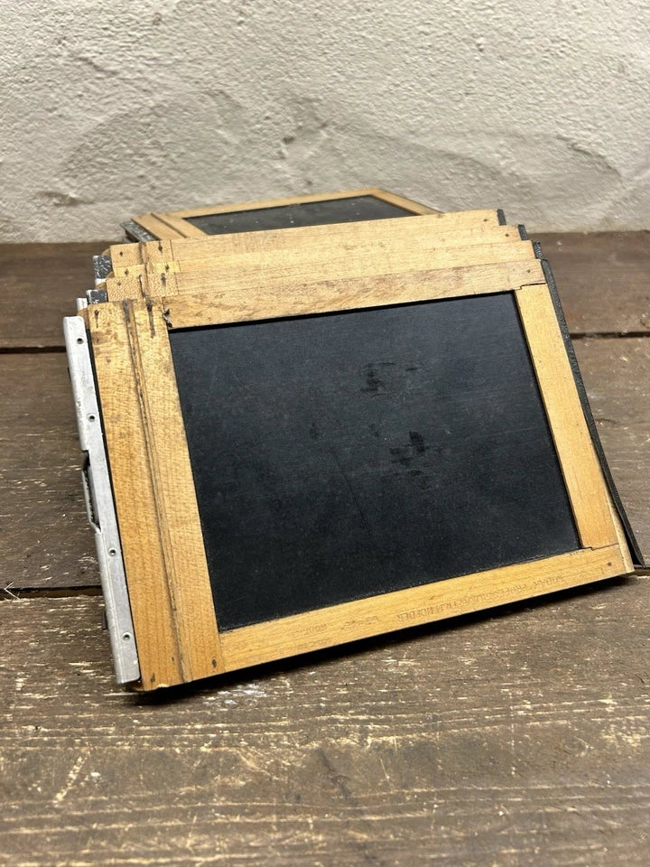 Set Of Vintage Kodak (Mixed) Camera Plate Film Holders (6 1/2 X 4 3/4”)