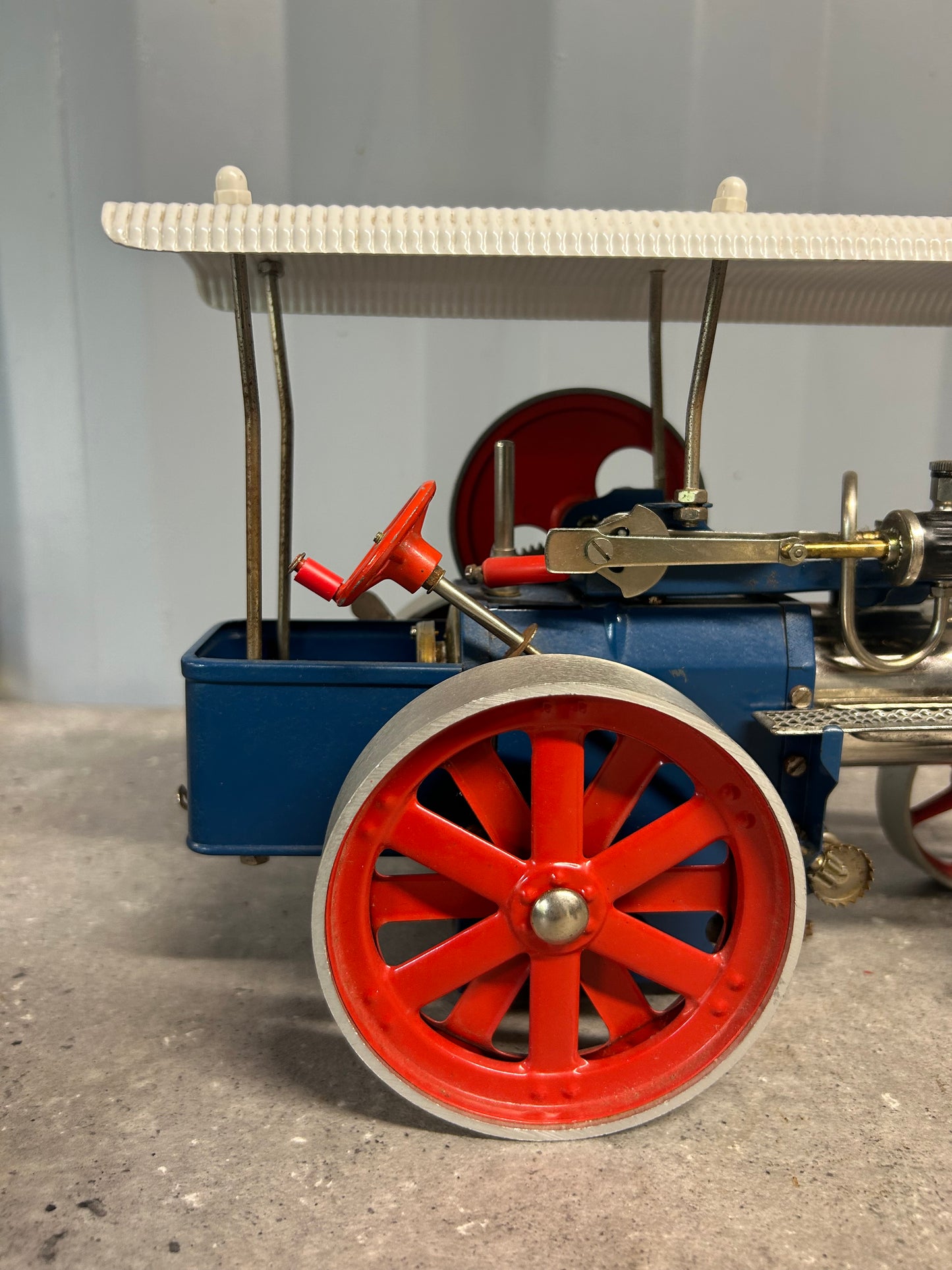Wilesco D405 Blue Traction Engine