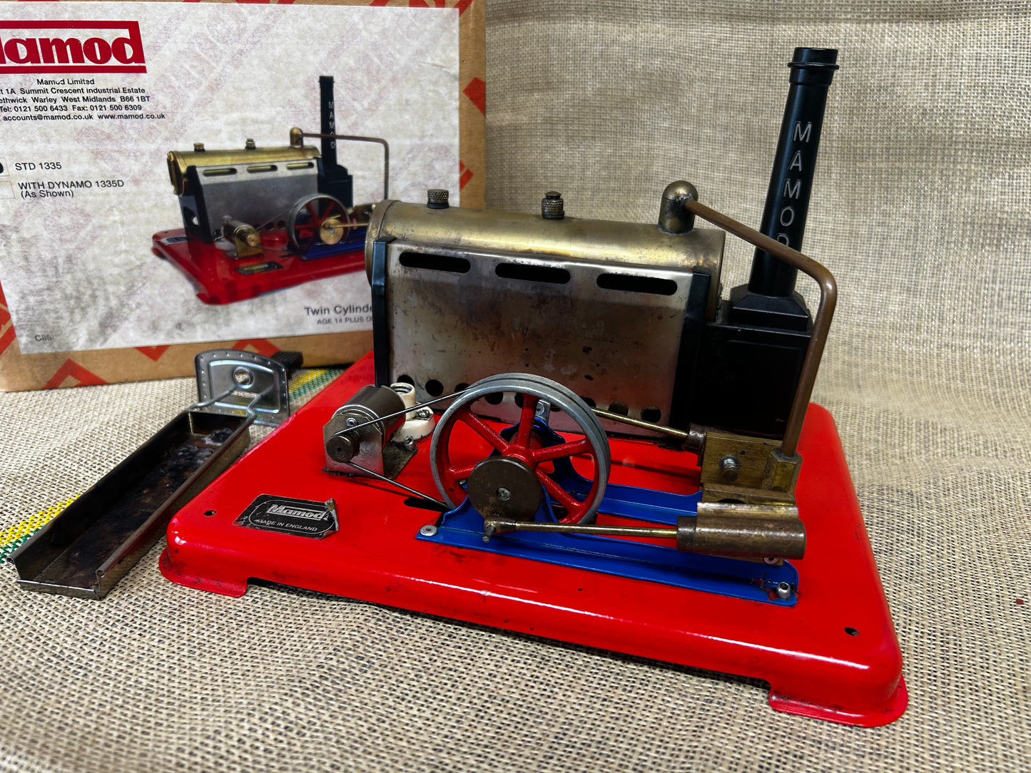 Mamod SP5D Stationary Engine Boxed