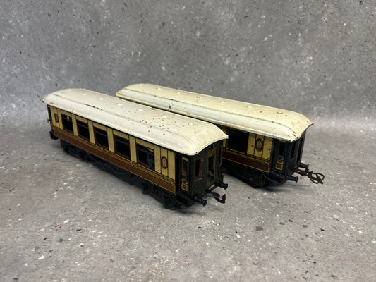 Bing O Gauge Passenger Saloon Coach (Pair)