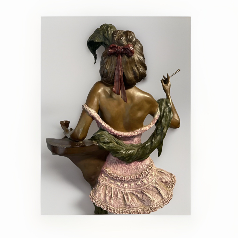 Elie Hazak (North American b. 1945), 'Calico Queen' Bordello Madame, 1987 w/ Certificate