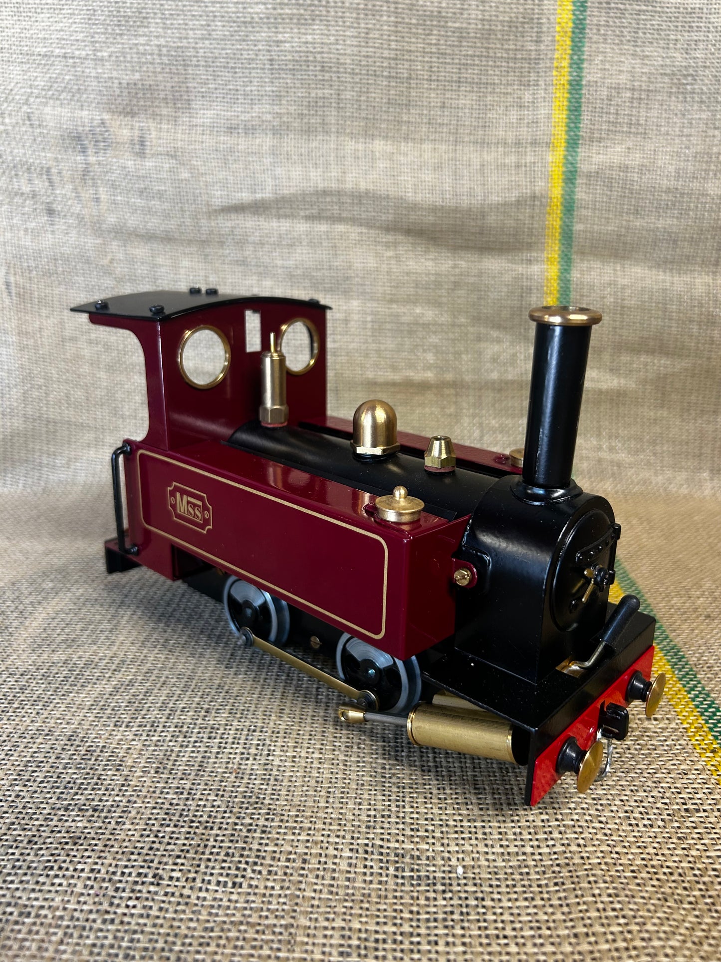 MSS 0-4-0 Maroon Locomotive
