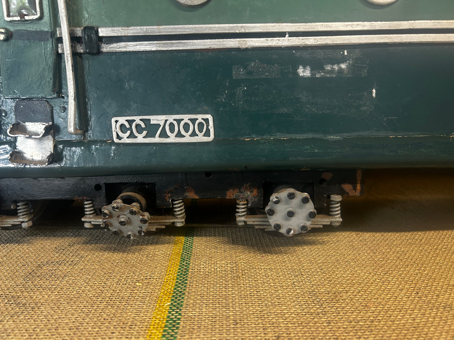 Large Scratch-Built 37” (2 1/2 inch scale) SNCF CC7000 Locomotive