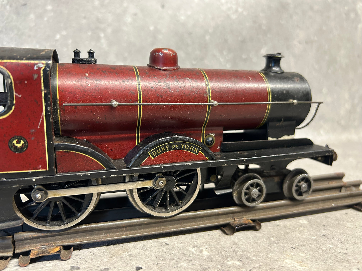 Bing for Bassett Lowke O Gauge Clockwork 4-4-0 No. 1927 “Duke of York” Locomotive Maroon