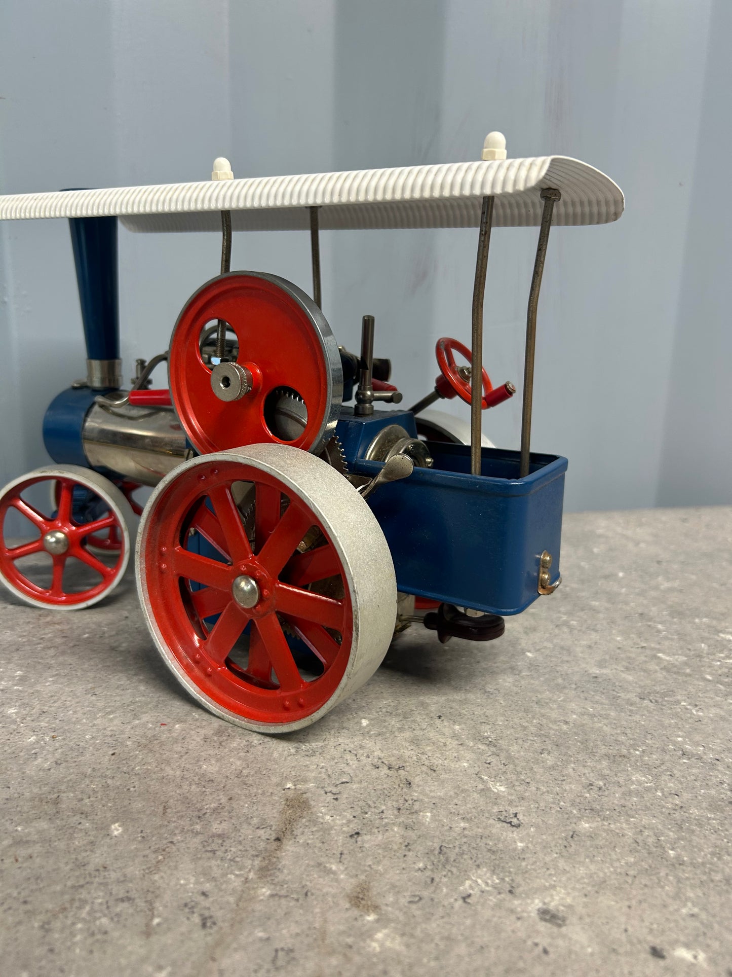 Wilesco D405 Blue Traction Engine