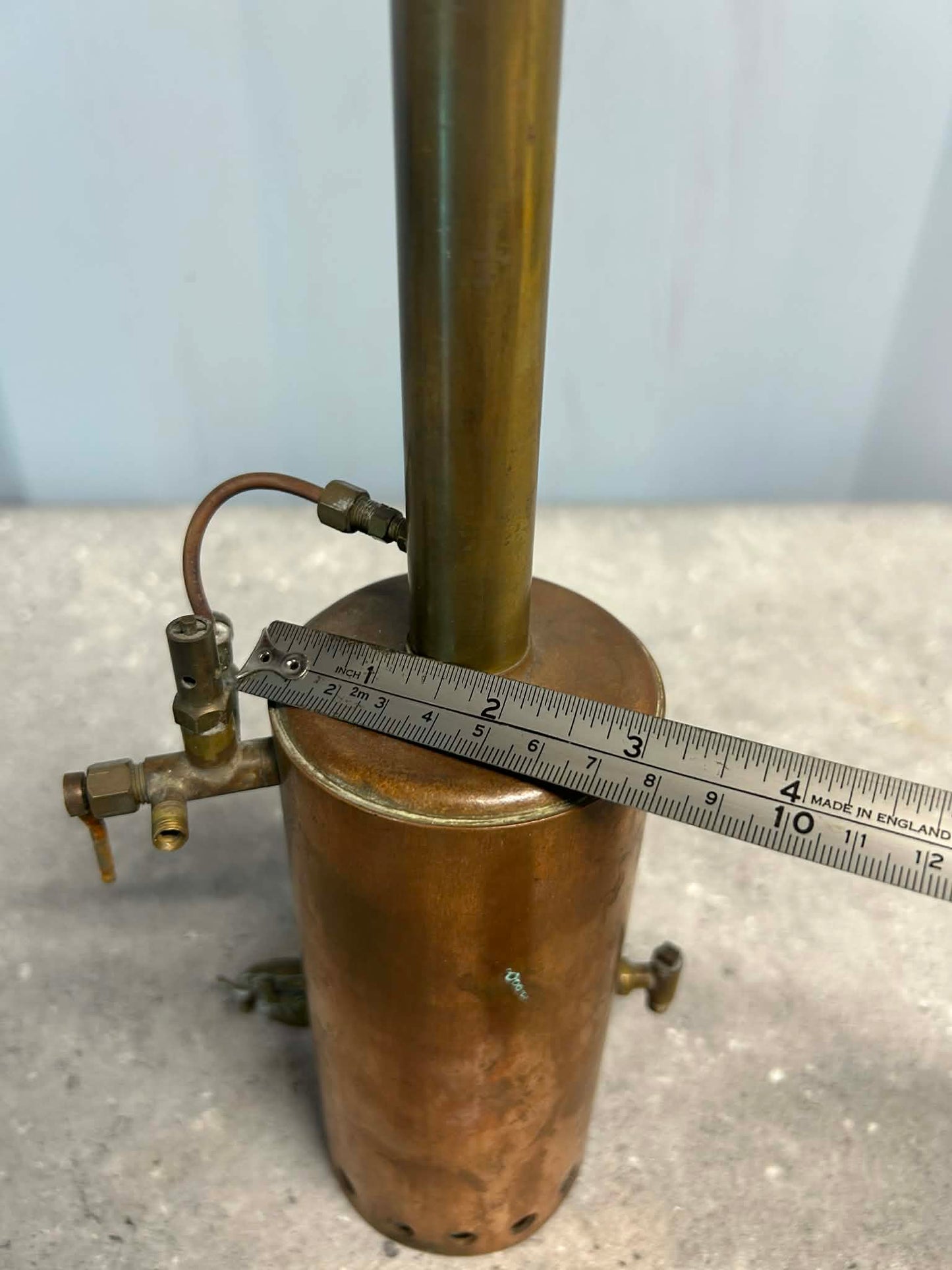 Scratch-Built Vertical Coal-Fired & Tubed Copper Boiler