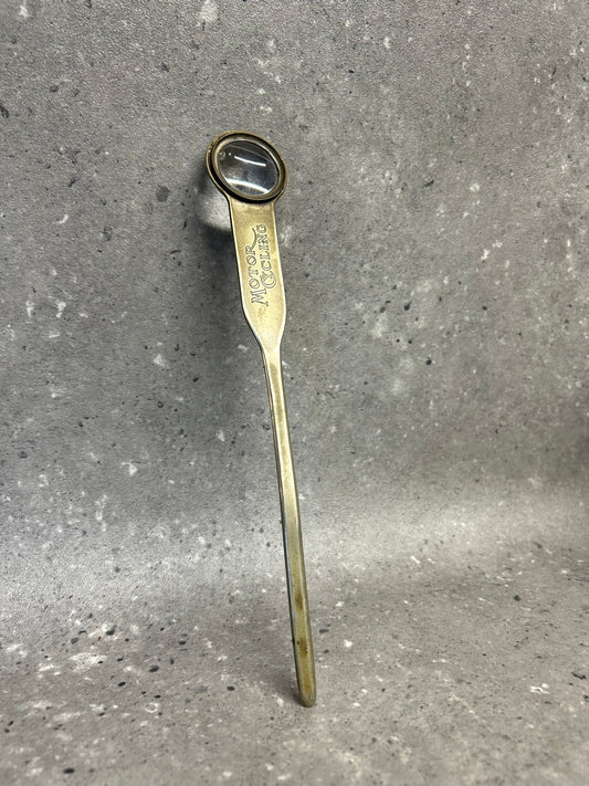 1920s Motor Cycling Magnifying Letter Opener