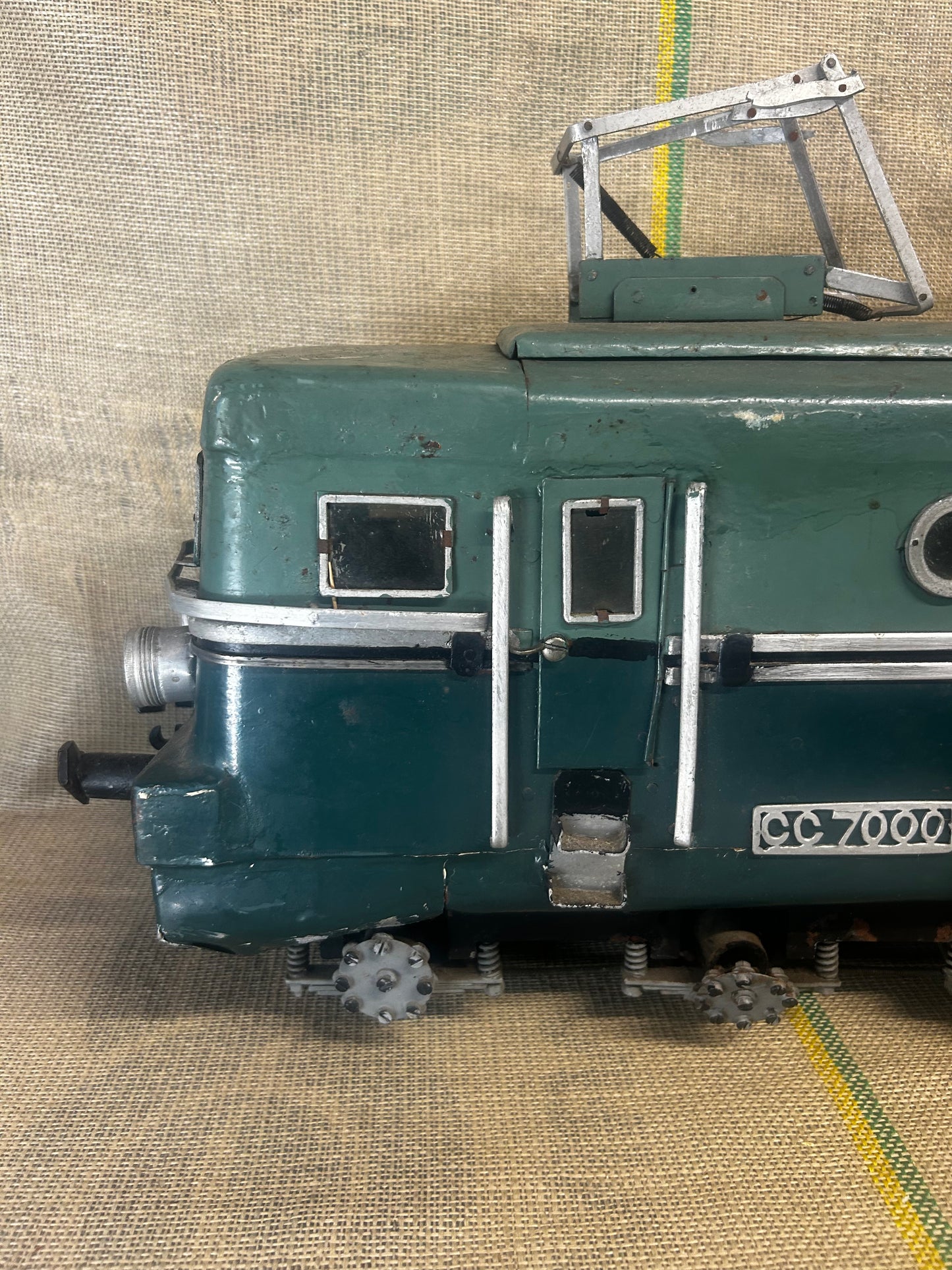 Large Scratch-Built 37” (2 1/2 inch scale) SNCF CC7000 Locomotive