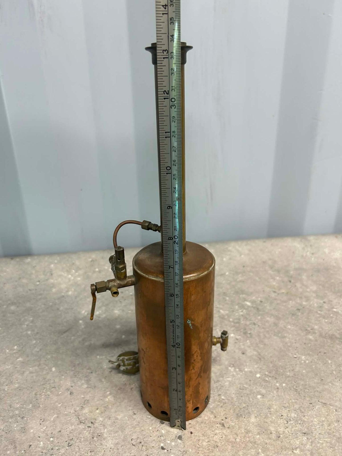 Scratch-Built Vertical Coal-Fired & Tubed Copper Boiler