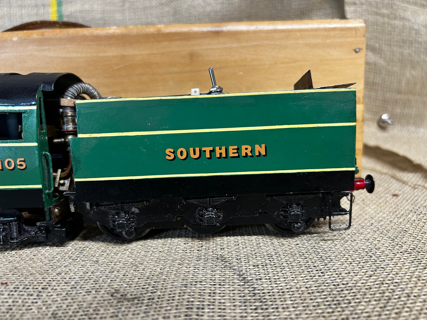 O Gauge Live Steam SR Bulleid Battle of Britain ‘Barnstaple’ 21C105 RC