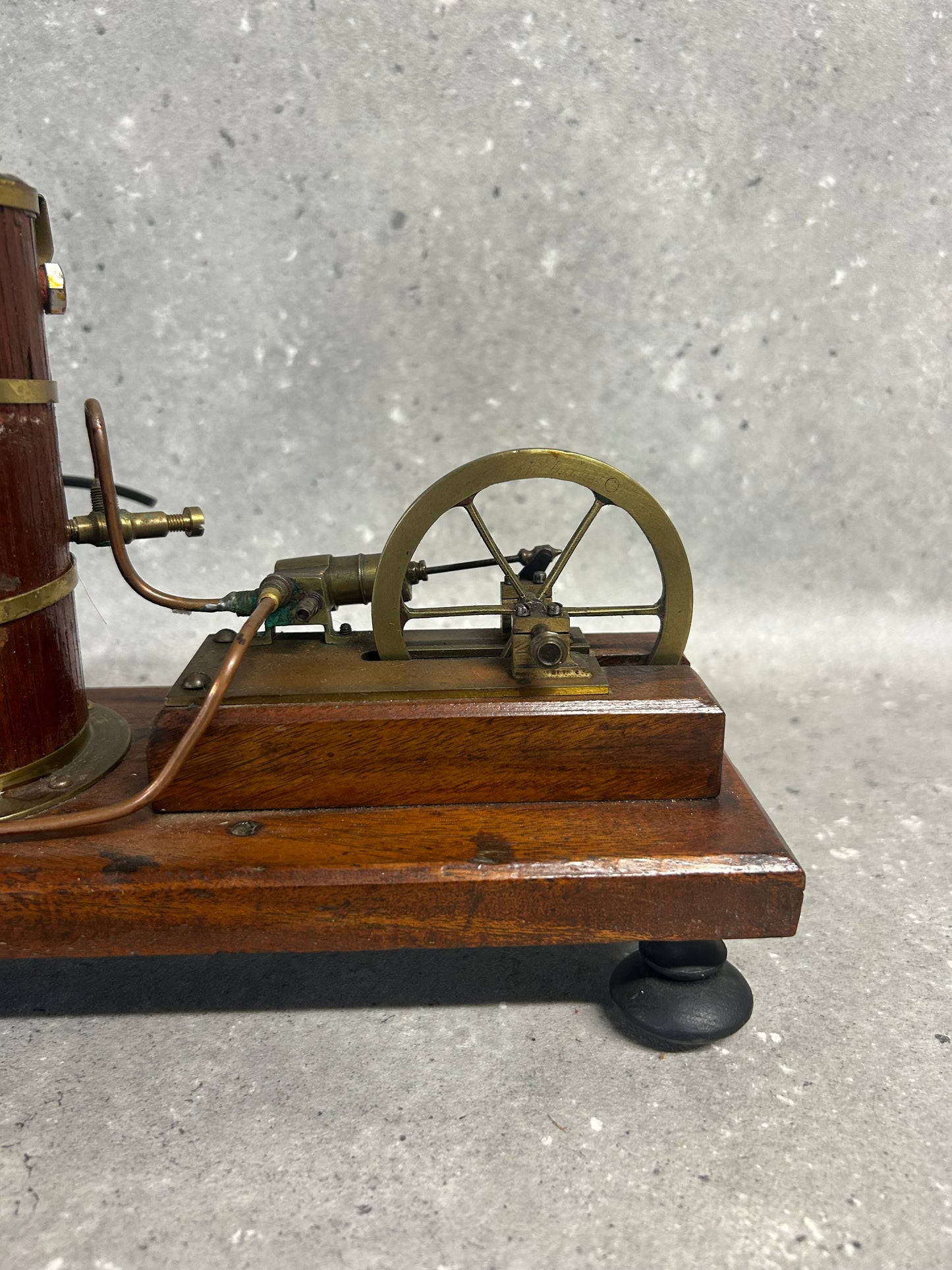 Scratch-Built Miniature Vertical Boiler and Single Cylinder Engine Model