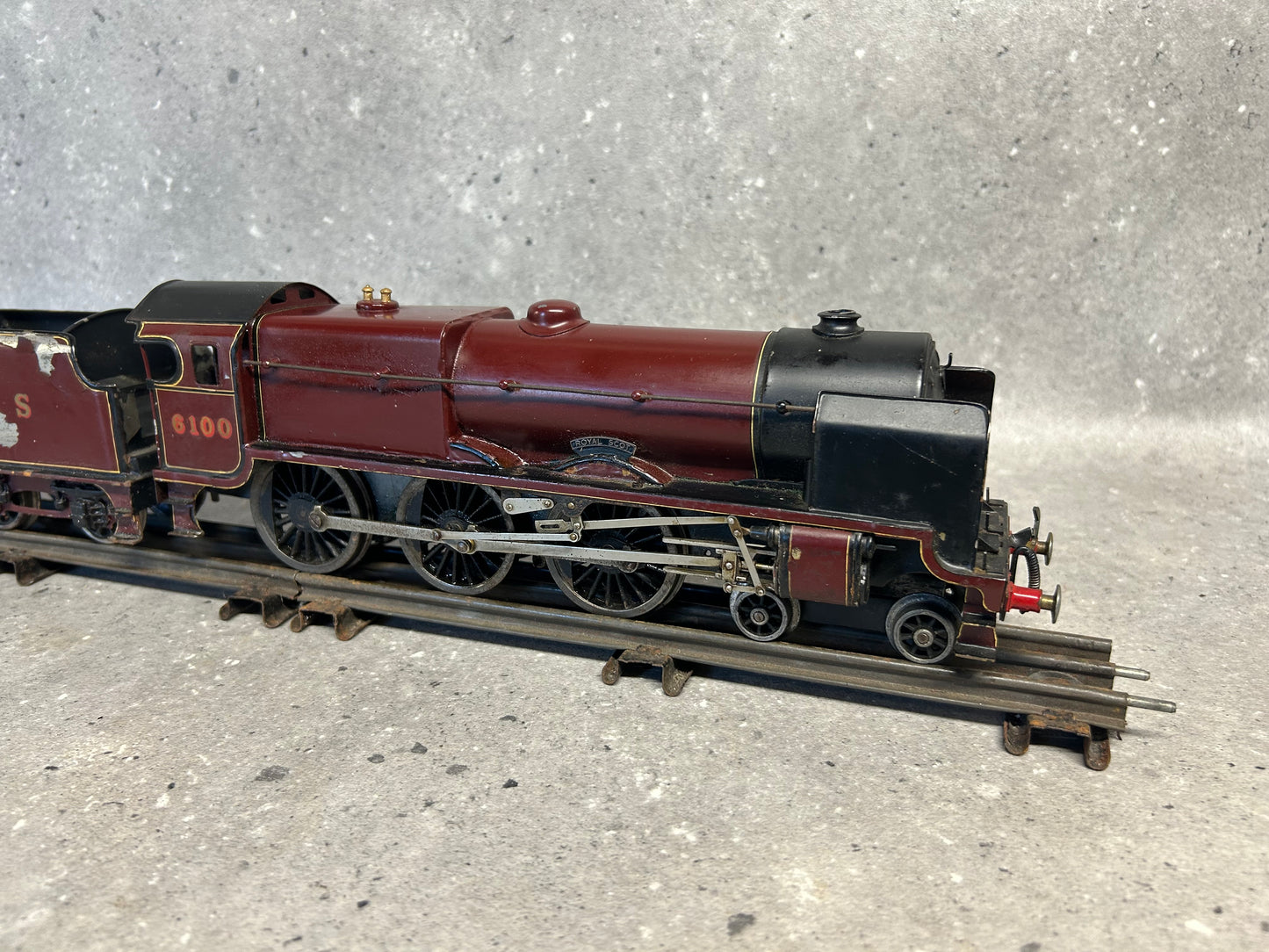 Bassett-Lowke O Gauge “Royal Scot” Electric LMS 6100 Maroon 4-6-0 Locomotive