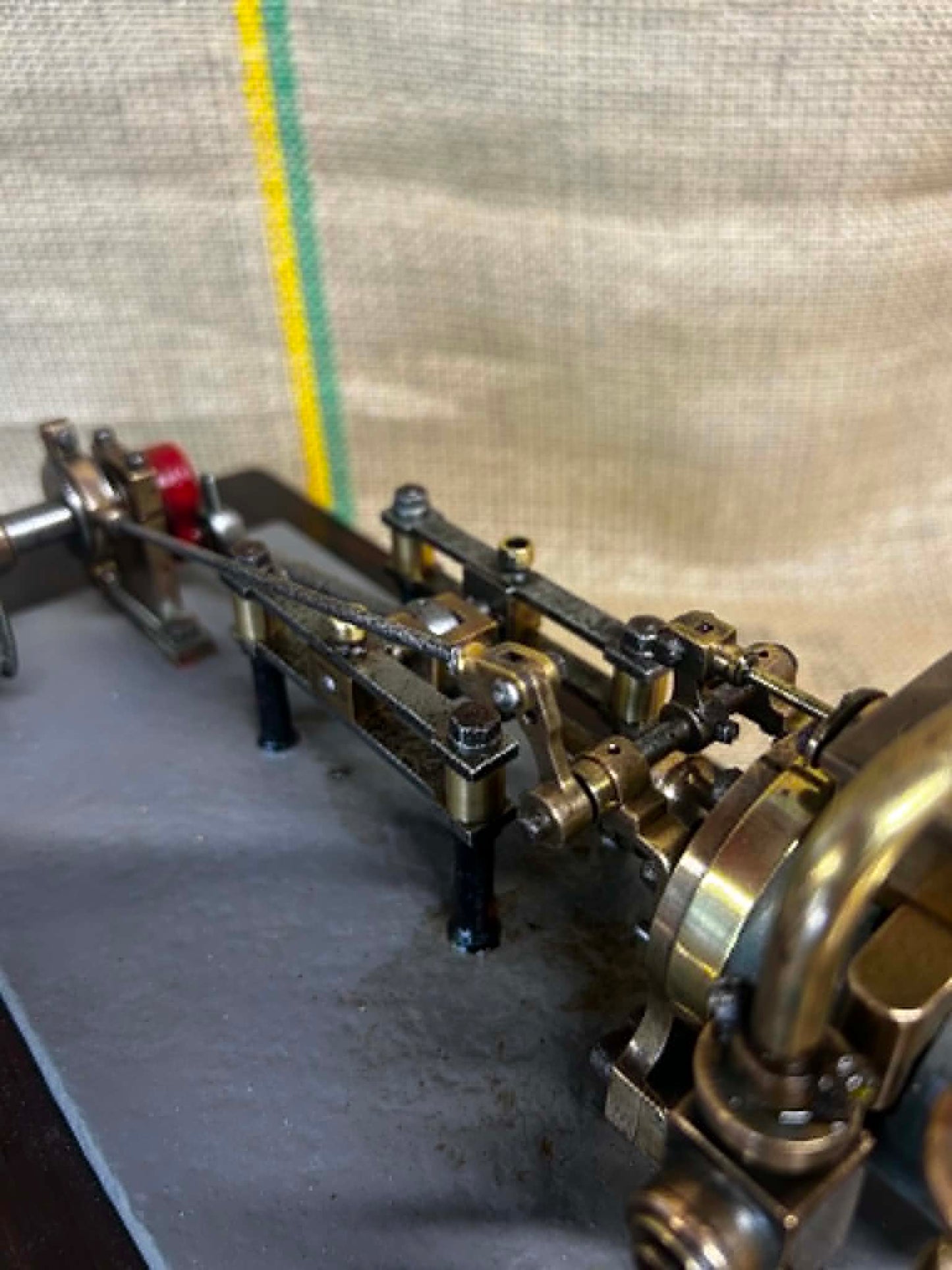 Antique Horizontal Mill Engine Model