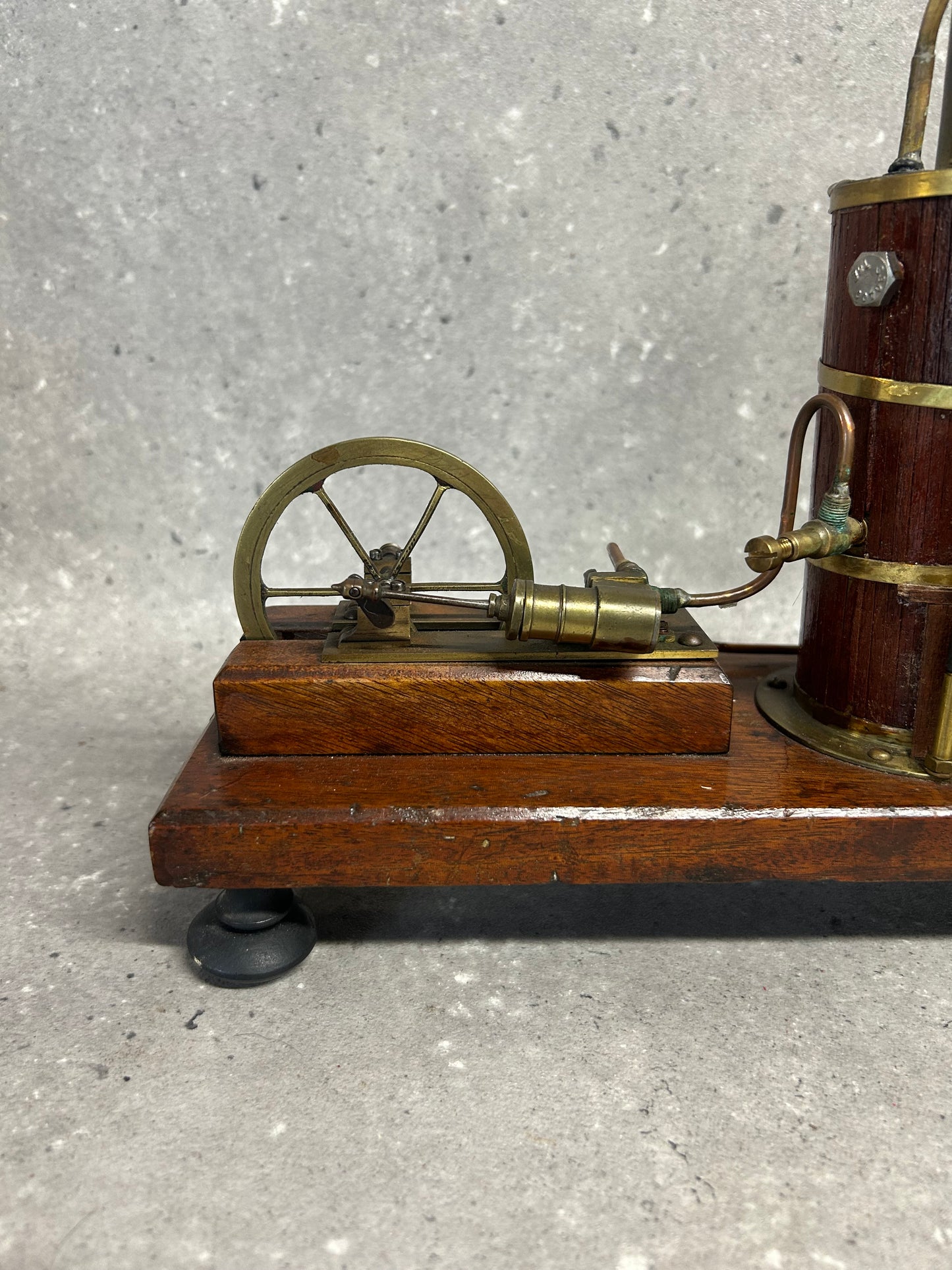 Scratch-Built Miniature Vertical Boiler and Single Cylinder Engine Model
