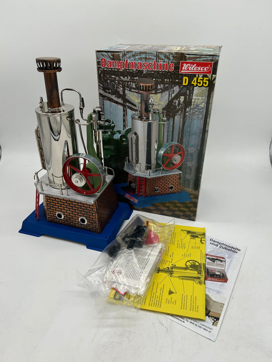 Wilesco D455 Vertical Steam Engine