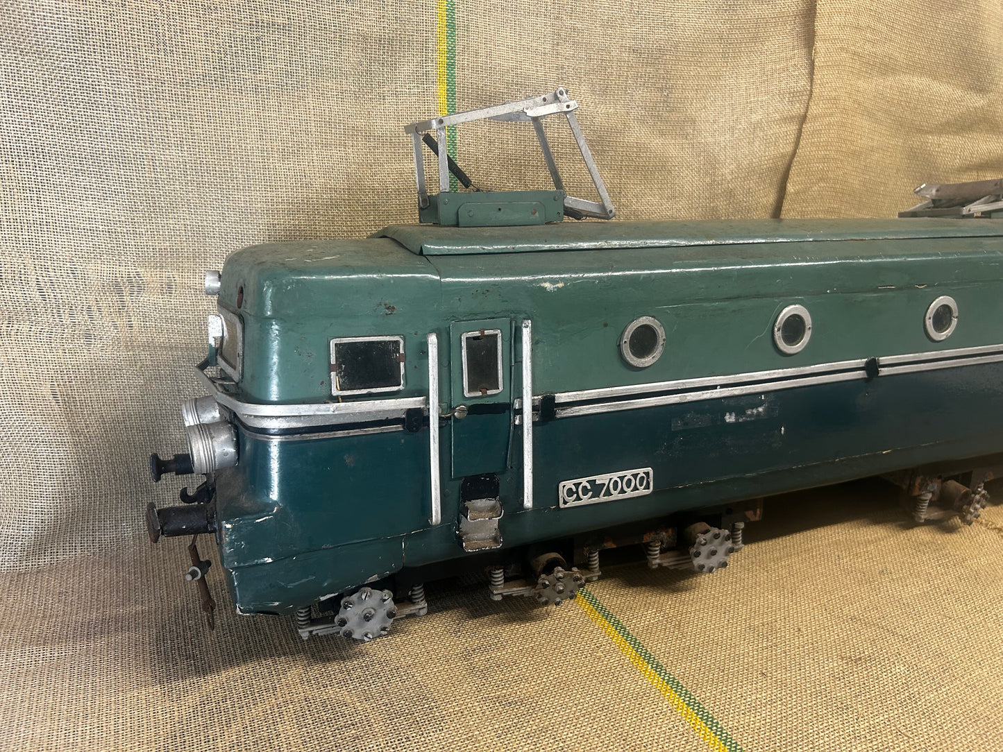 Large Scratch-Built 37” (2 1/2 inch scale) SNCF CC7000 Locomotive