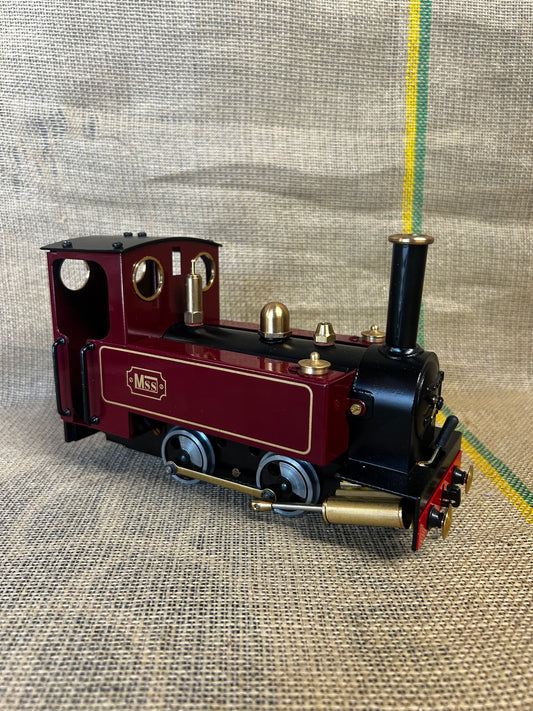 MSS 0-4-0 Maroon Locomotive