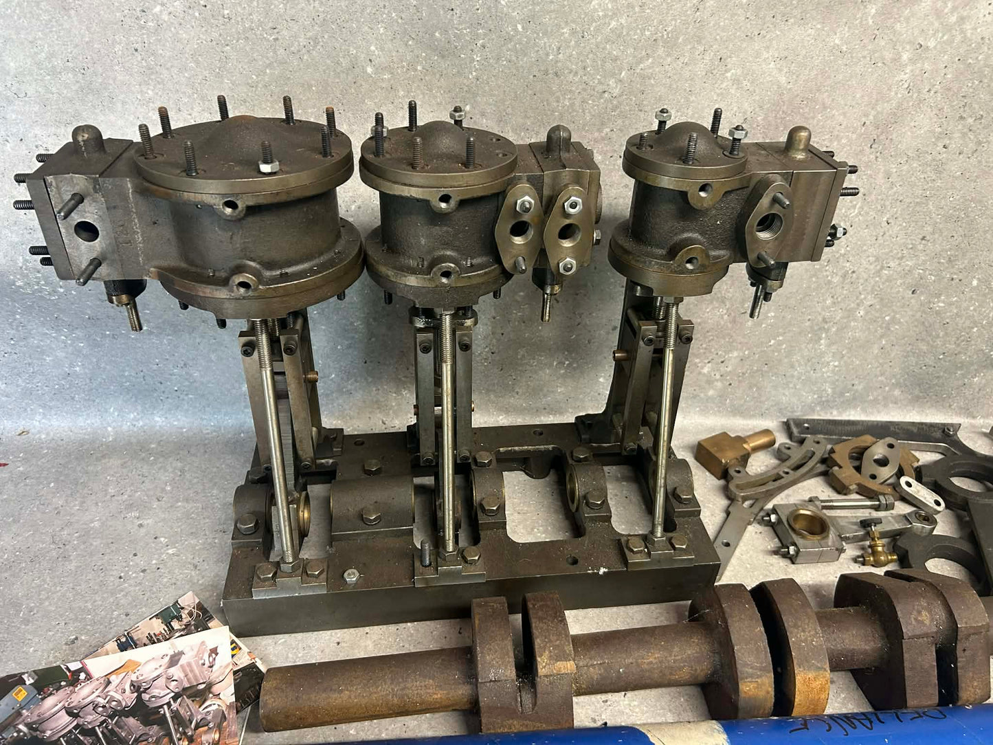 Reliable Steam Engine Co. 7HP Triple Expansion Marine Engine (Part-Built)