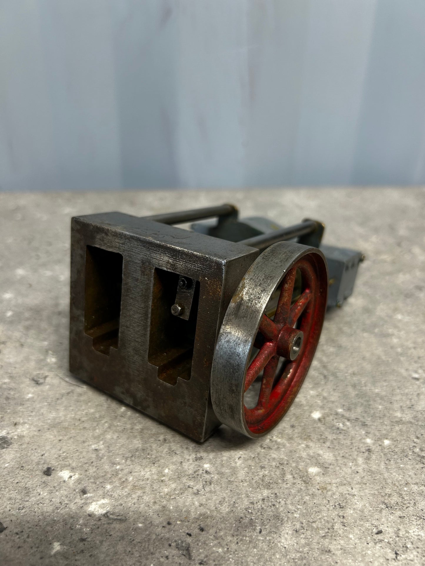 Scratch-Built Vertical Twin Cylinder Engine Model (Part-Built)