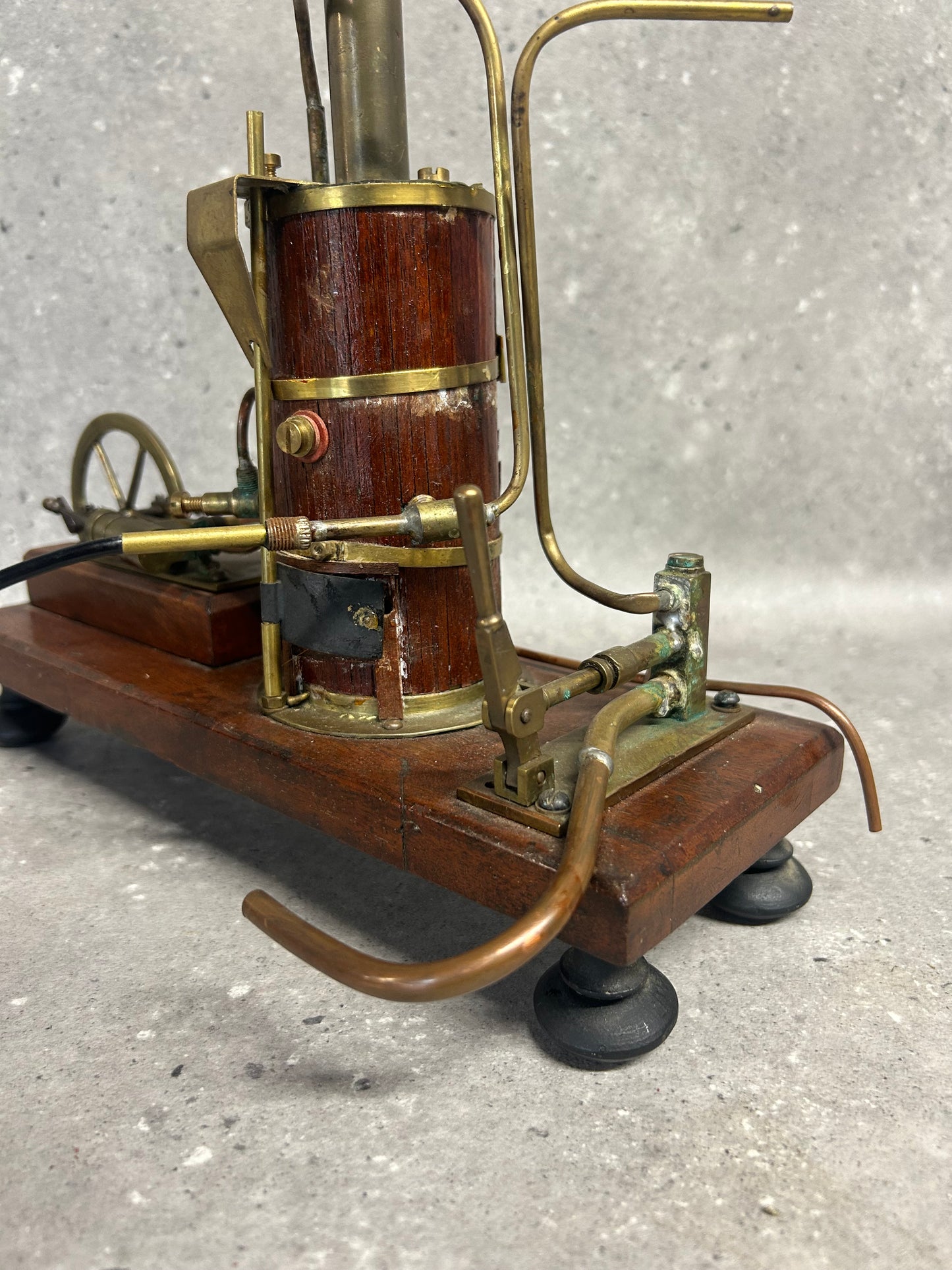 Scratch-Built Miniature Vertical Boiler and Single Cylinder Engine Model