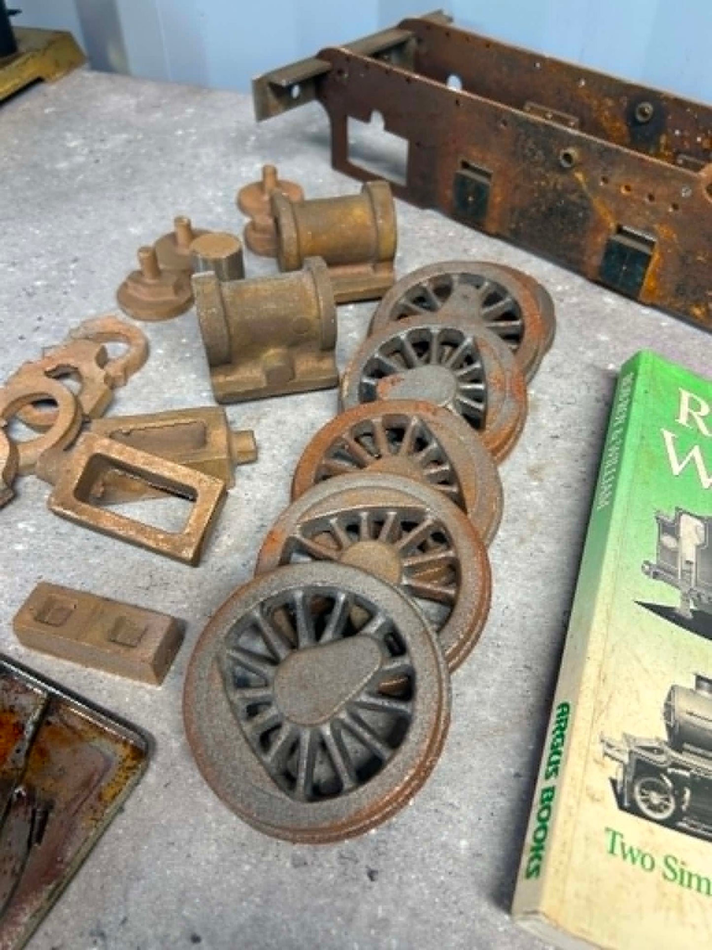 Part-built 'Rob Roy' Martin Evans 3 1/2 Inch Gauge Locomotive