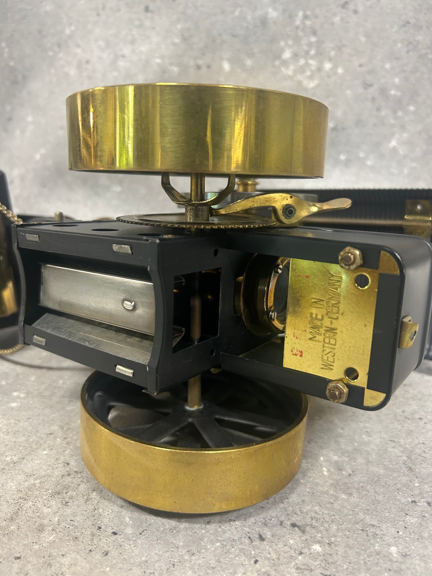 Wilesco D366 Brass/ Black Roller Model