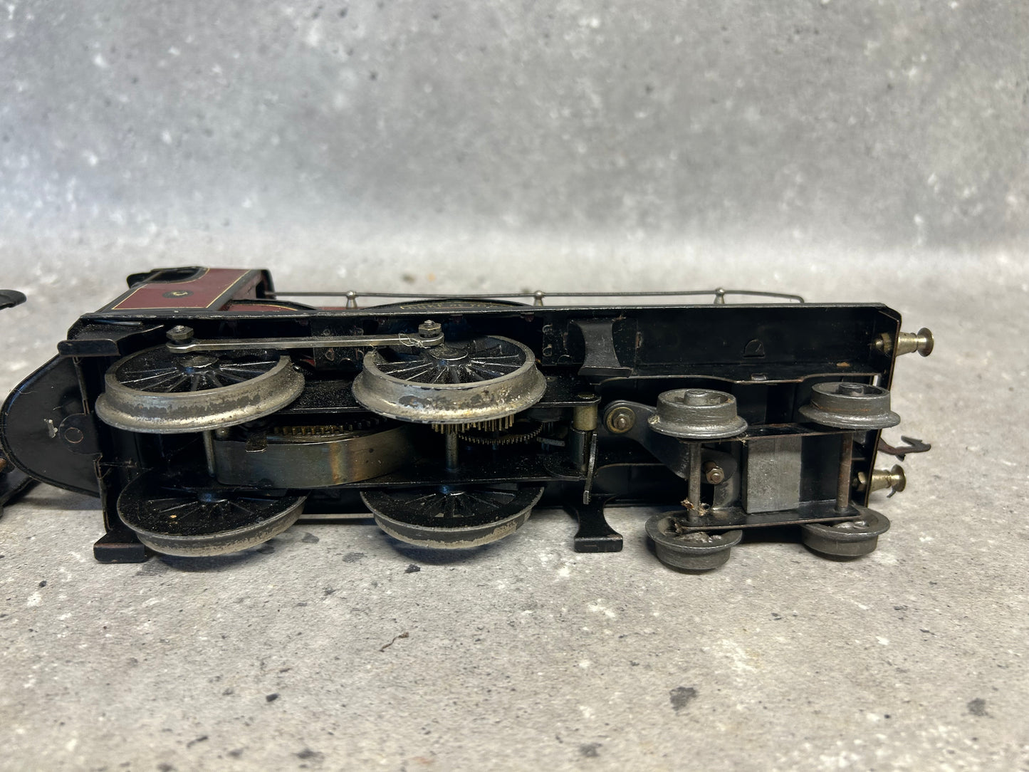 Bing for Bassett Lowke O Gauge Clockwork 4-4-0 No. 1927 “Duke of York” Locomotive Maroon