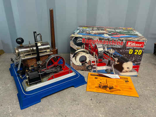 Wilesco D20 Stationary Engine w/ Light & Dynamo