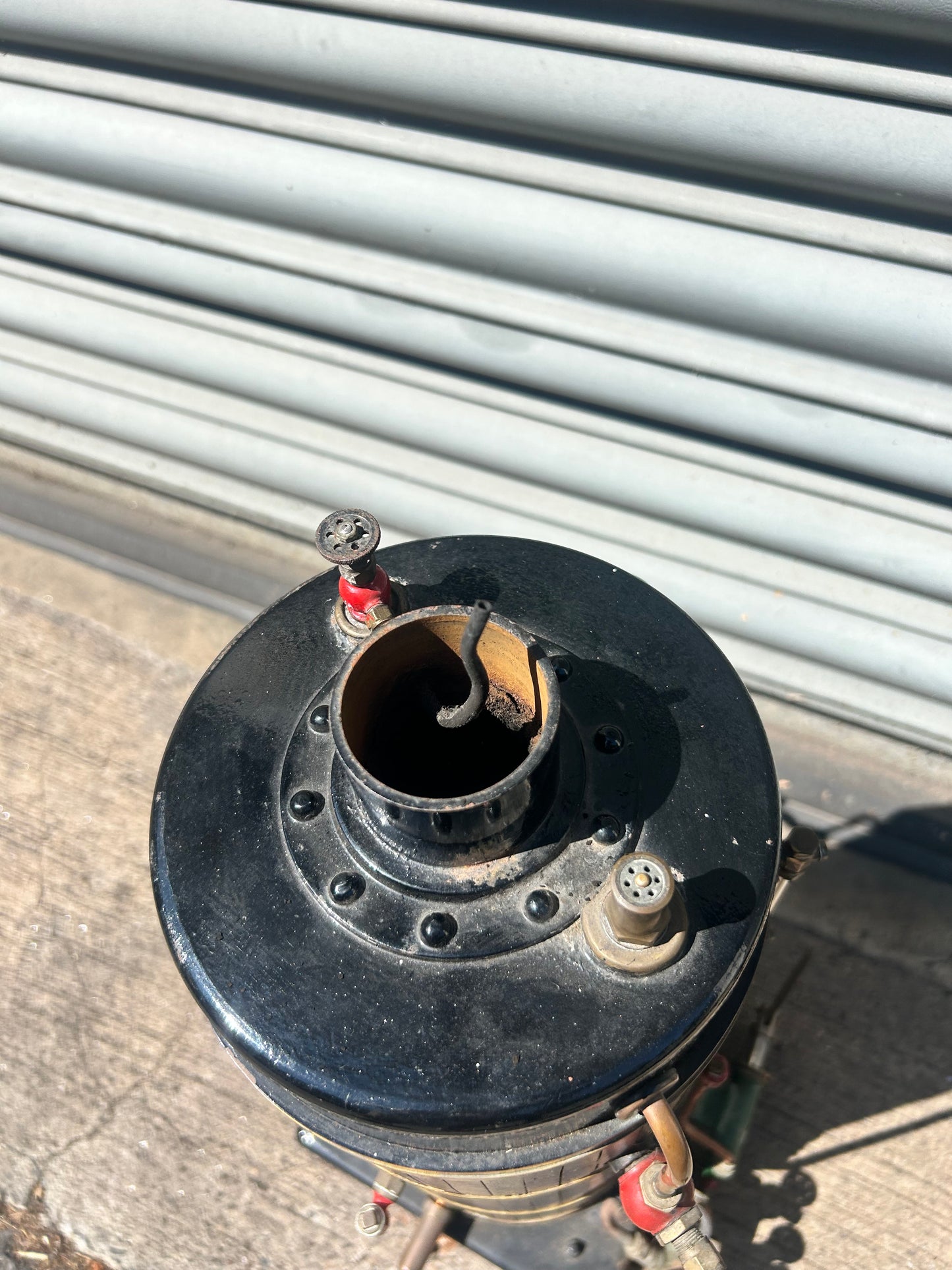 Large Bernard Ross (1970) Model Live Steam Vertical Boiler Wood Clad 27.5kg