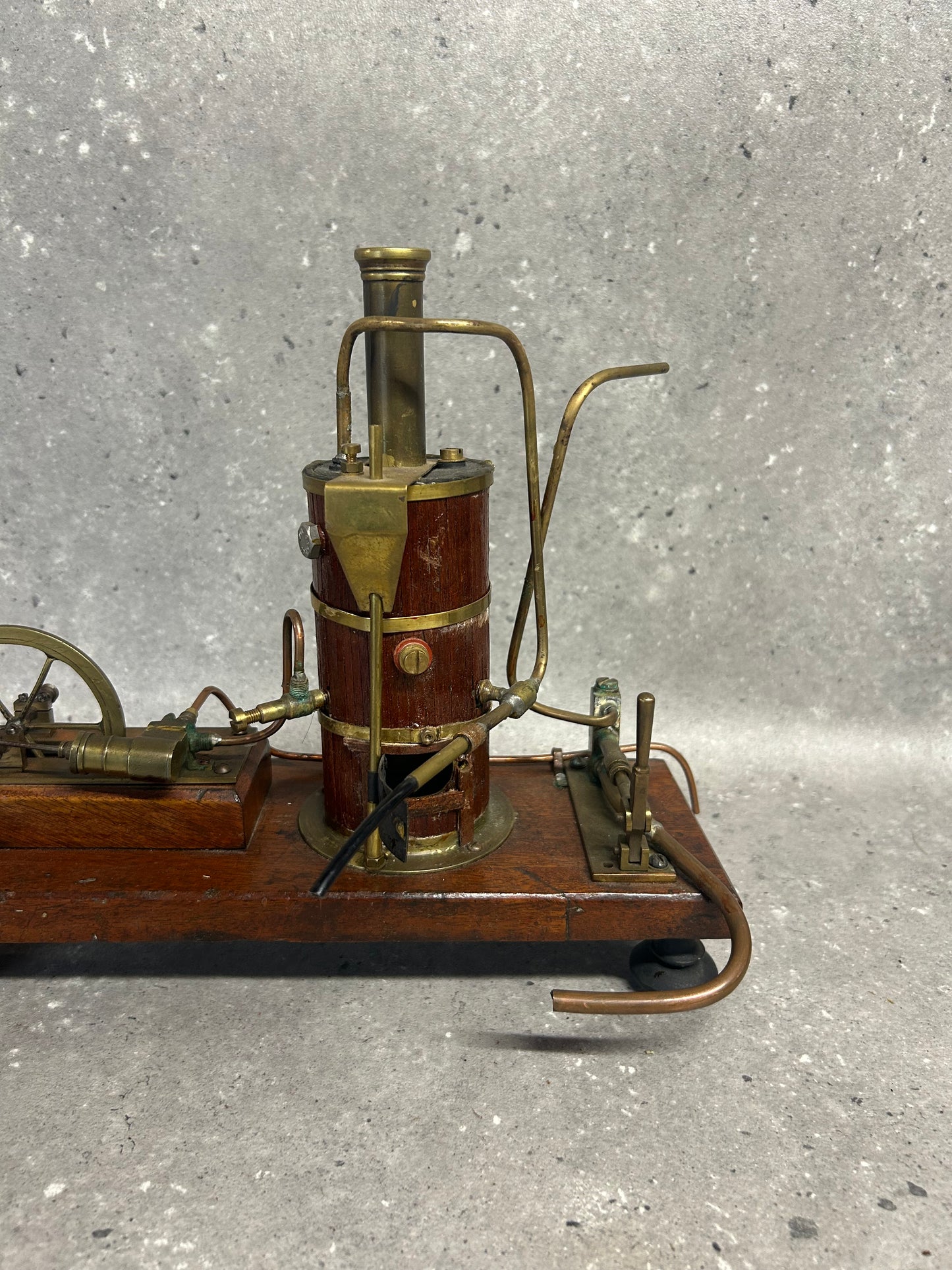 Scratch-Built Miniature Vertical Boiler and Single Cylinder Engine Model