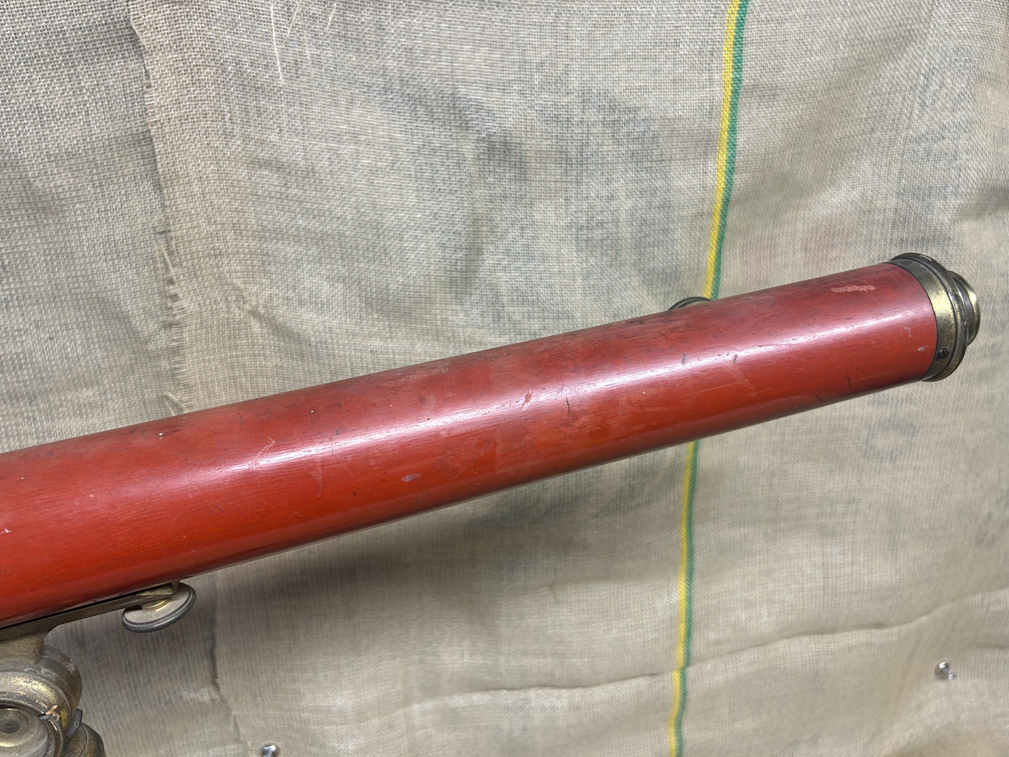 Dollond London Wooden Brass Telescope on Tripod Stand