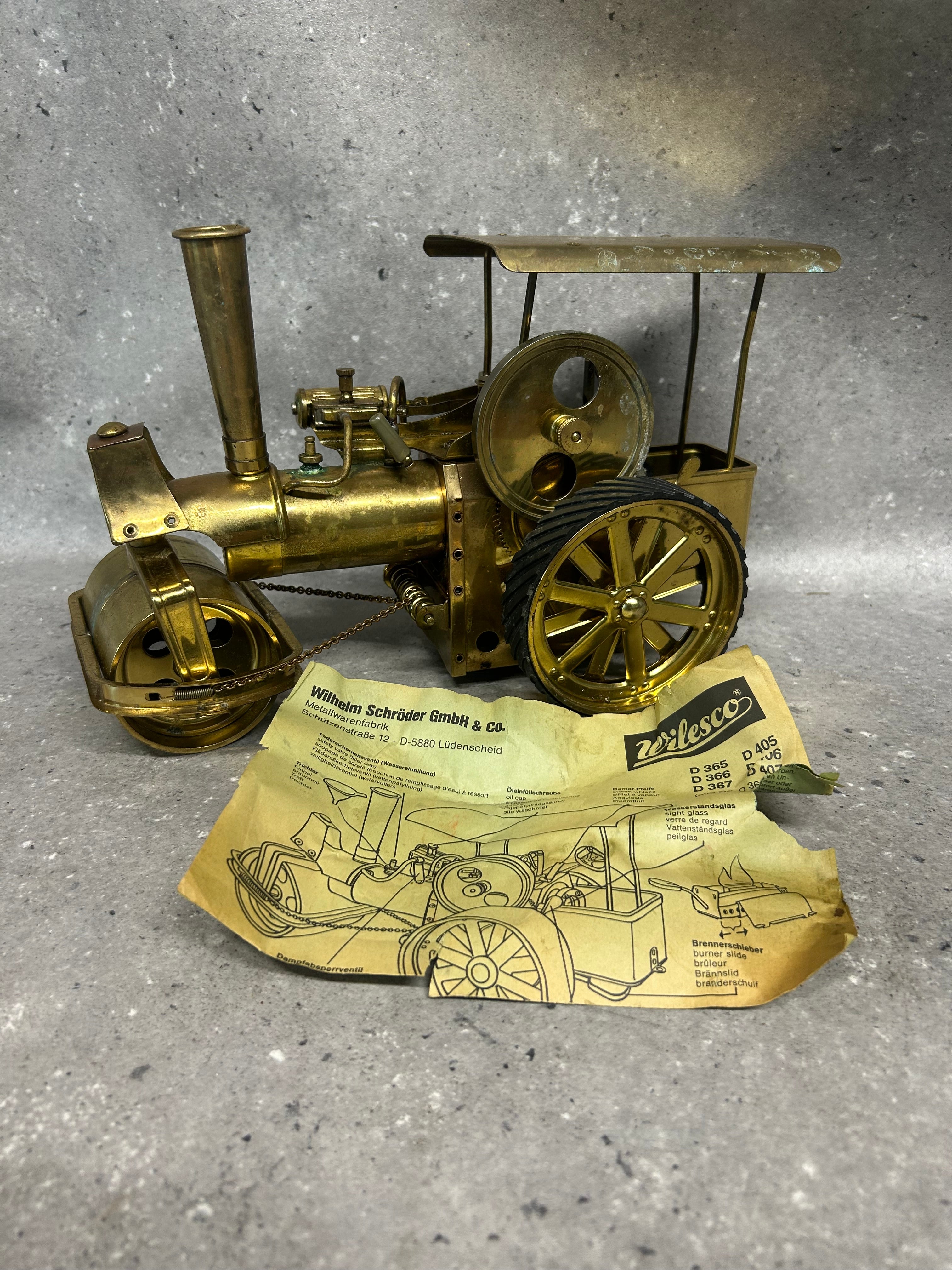 Wilesco D36MS Brass Roller – Anthony & Co Collectables
