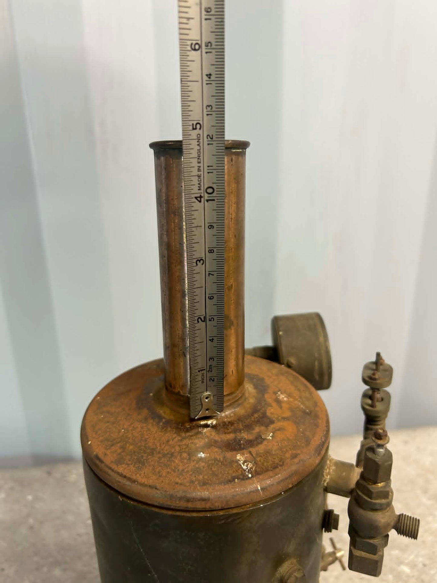 Scratch-Built Vertical Tubed Model Boiler w/ Fittings