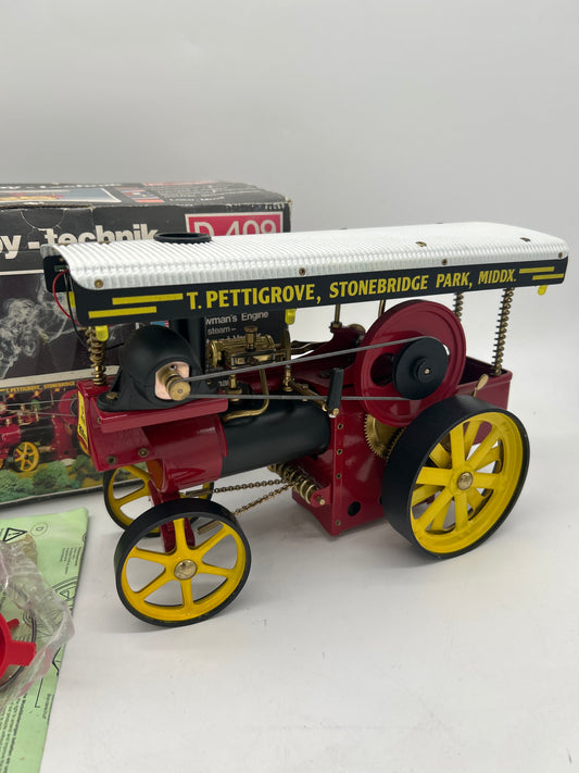 Live Steam Wilesco D409 Showman’s Traction Engine Model Boxed