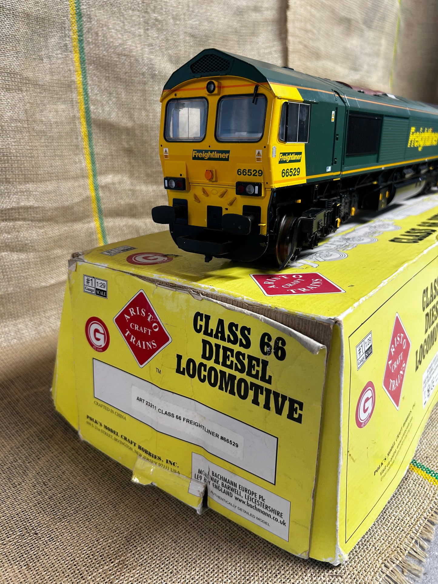 Aristocraft Class 66 Freightliner G Gauge Model