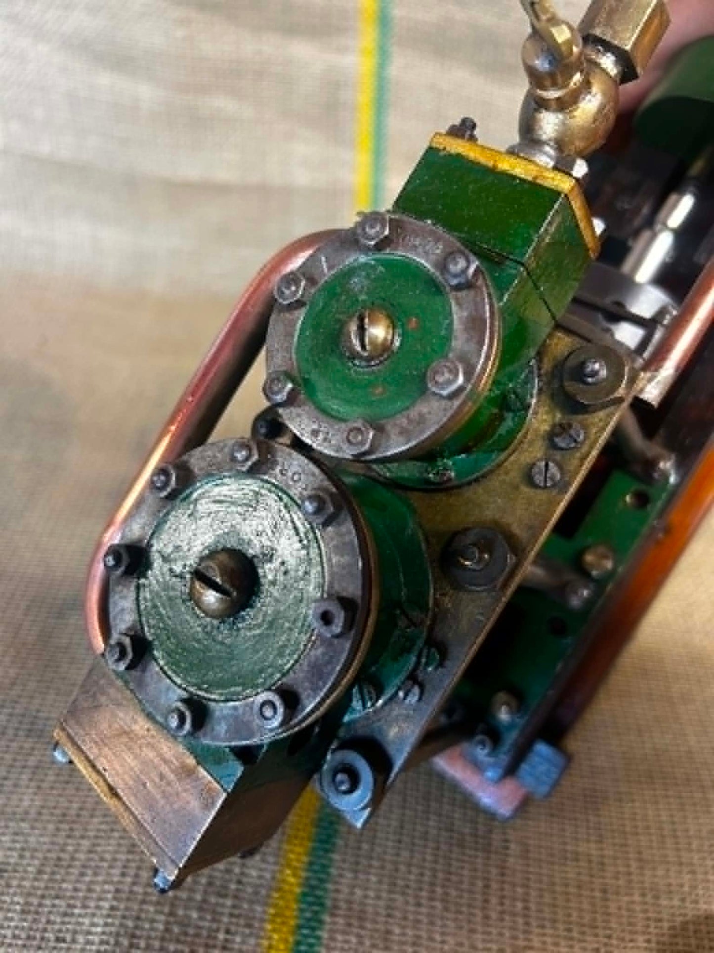 Scratch-Built Twin Vertical Marine Engine Model