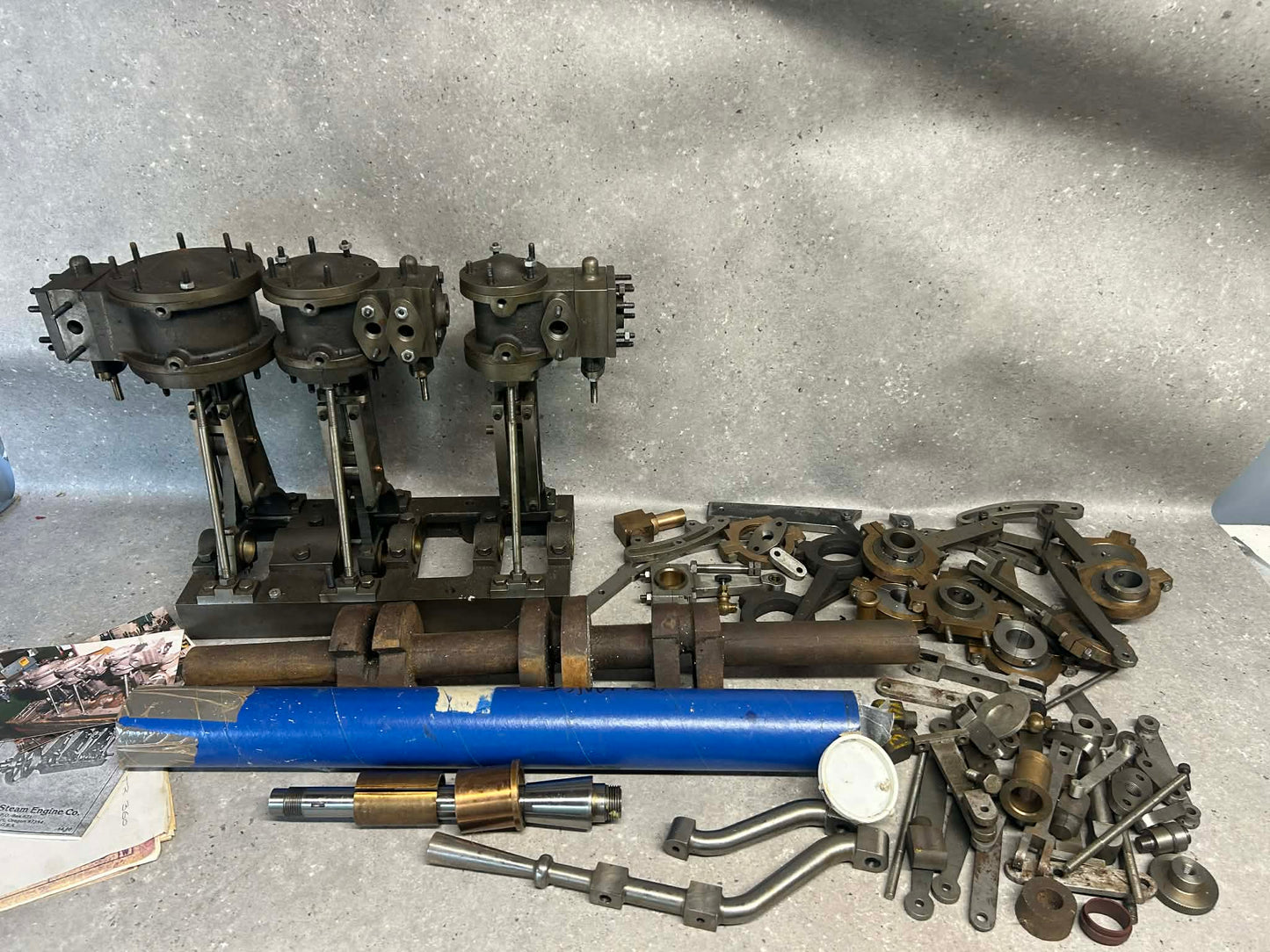 Reliable Steam Engine Co. 7HP Triple Expansion Marine Engine (Part-Built)