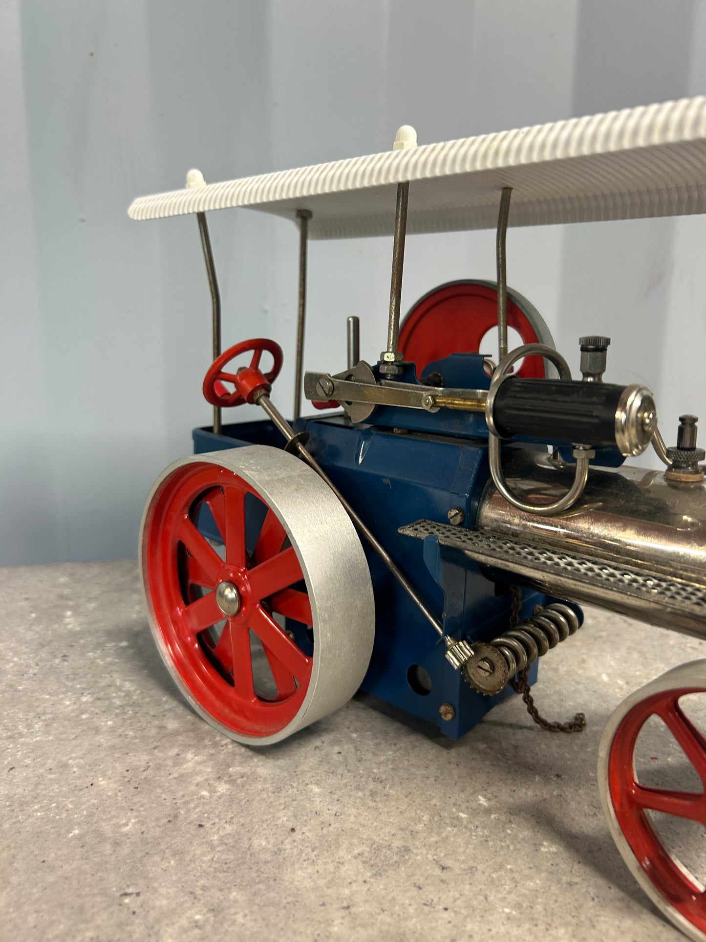 Wilesco D405 Blue Traction Engine