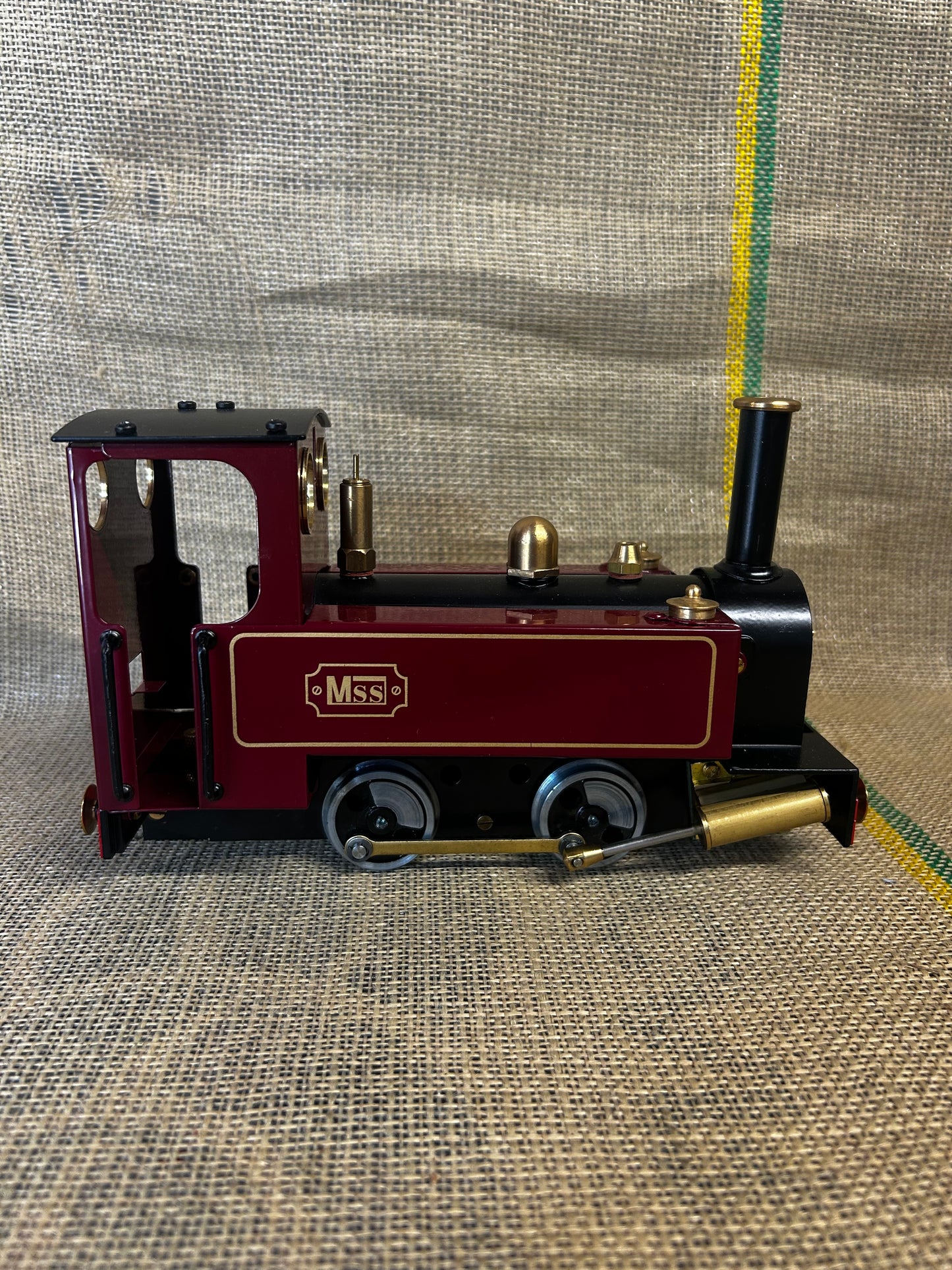 MSS 0-4-0 Maroon Locomotive