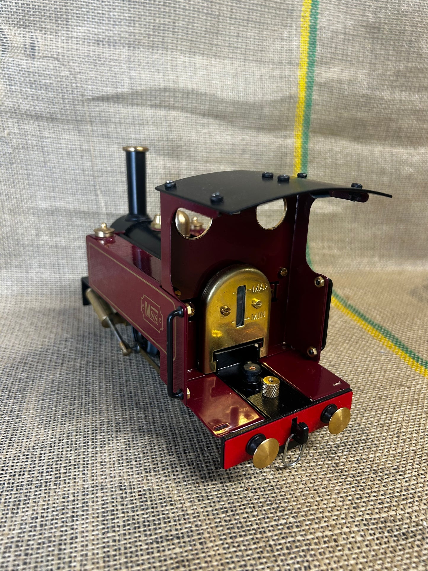 MSS 0-4-0 Maroon Locomotive