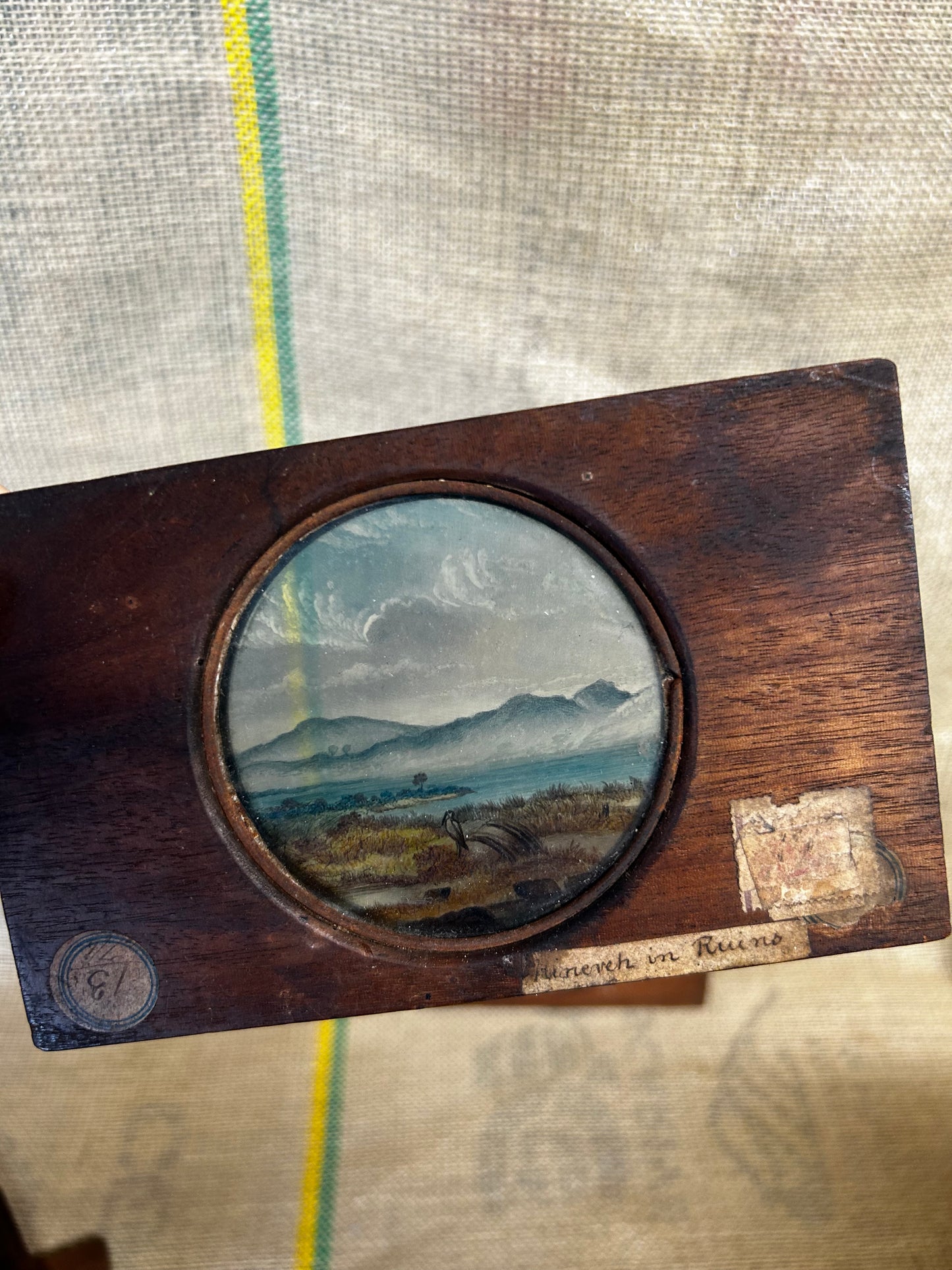 Lot of 14x Antique Newton & Co Magic Lantern Slides (Opticians to the Queen) Bible Views